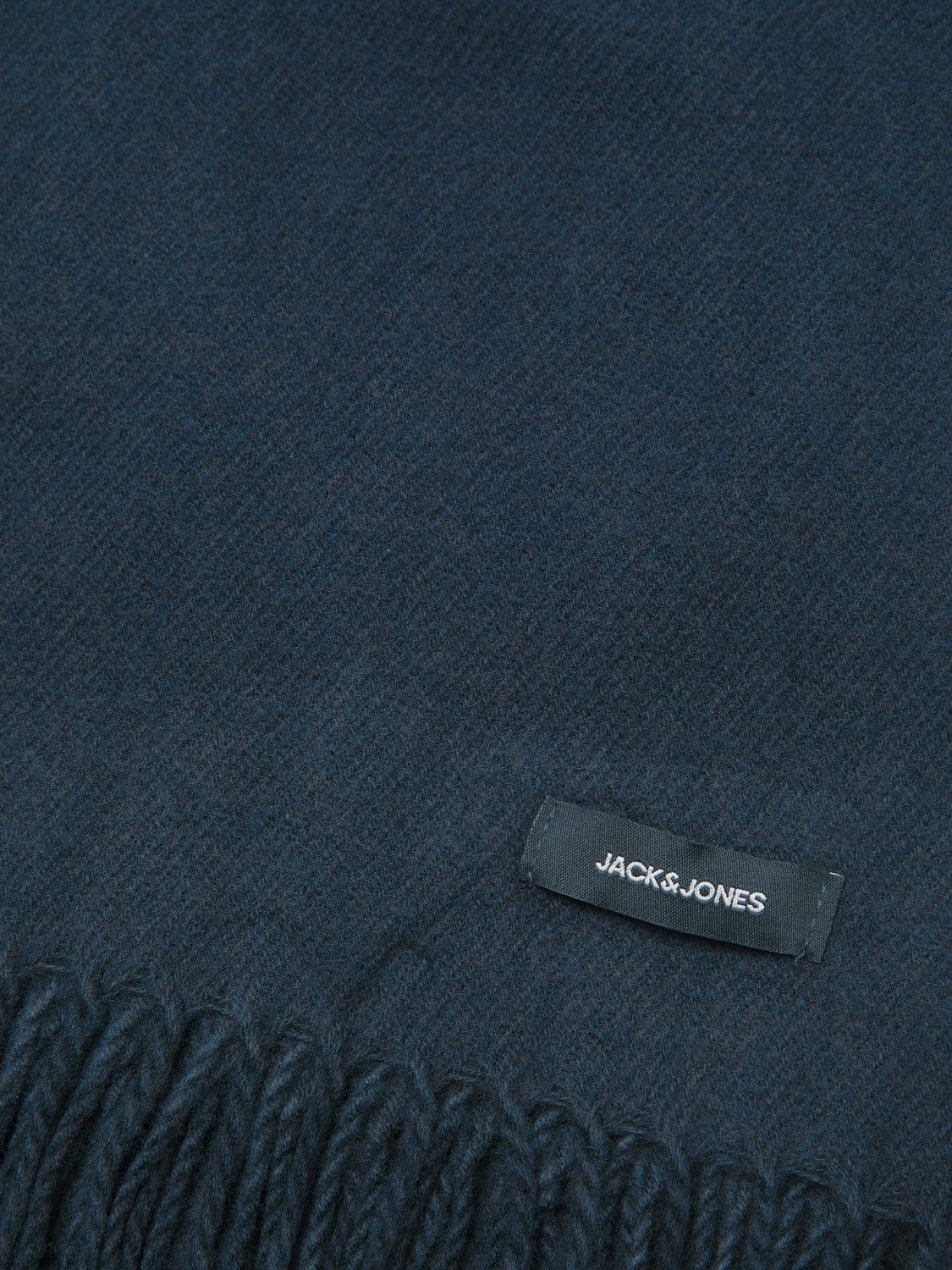 Jack & Jones Strickschal JACSOLID WOVEN SCARF NOOS, Kunstfaser, mit Fransen – Bild 5 von 5