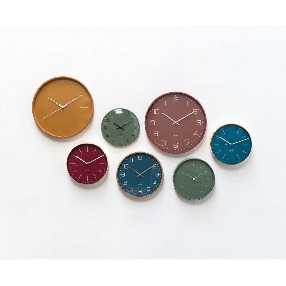 Karlsson Uhr Wanduhr Lofty Mattschwarz