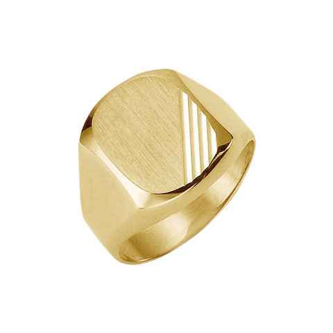 Firetti Siegelring Schmuck Geschenk Gold 333 Herrenring Goldring