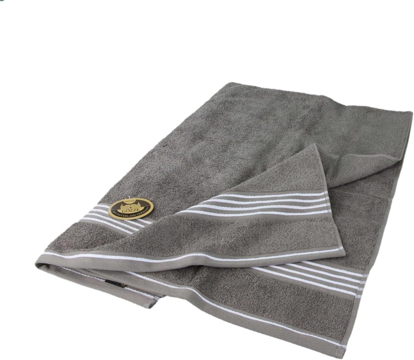 Gözze Handtücher Streifen Handtuch Duschtuch Badetuch 100% Baumwolle, (1-St günstig online kaufen