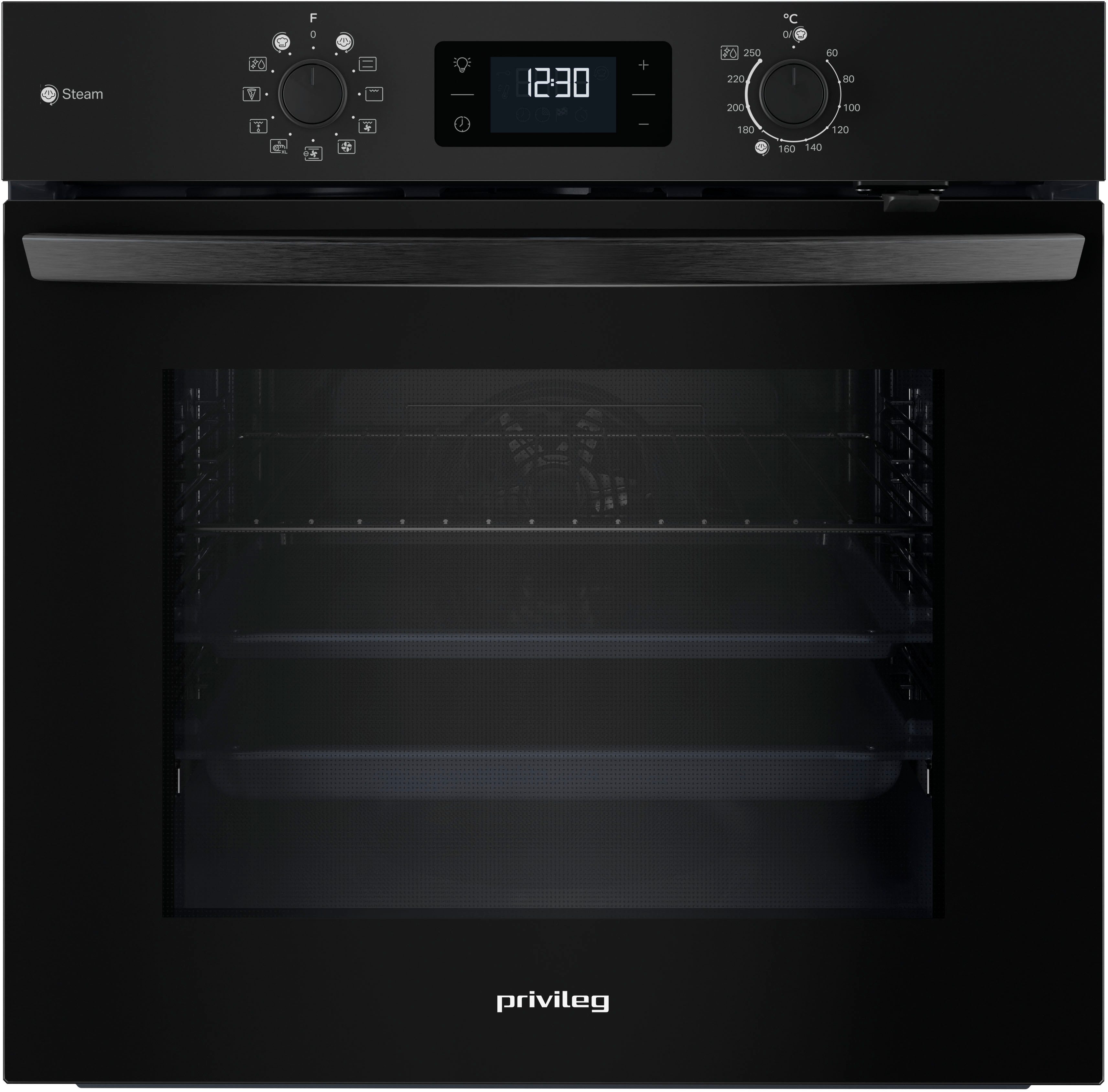 Privileg Backofen-Set BAKO Turn&Go Steam 420, Schonendes Garen dank des Turn&Go Dampfprogrammes für beste Ergebnisse