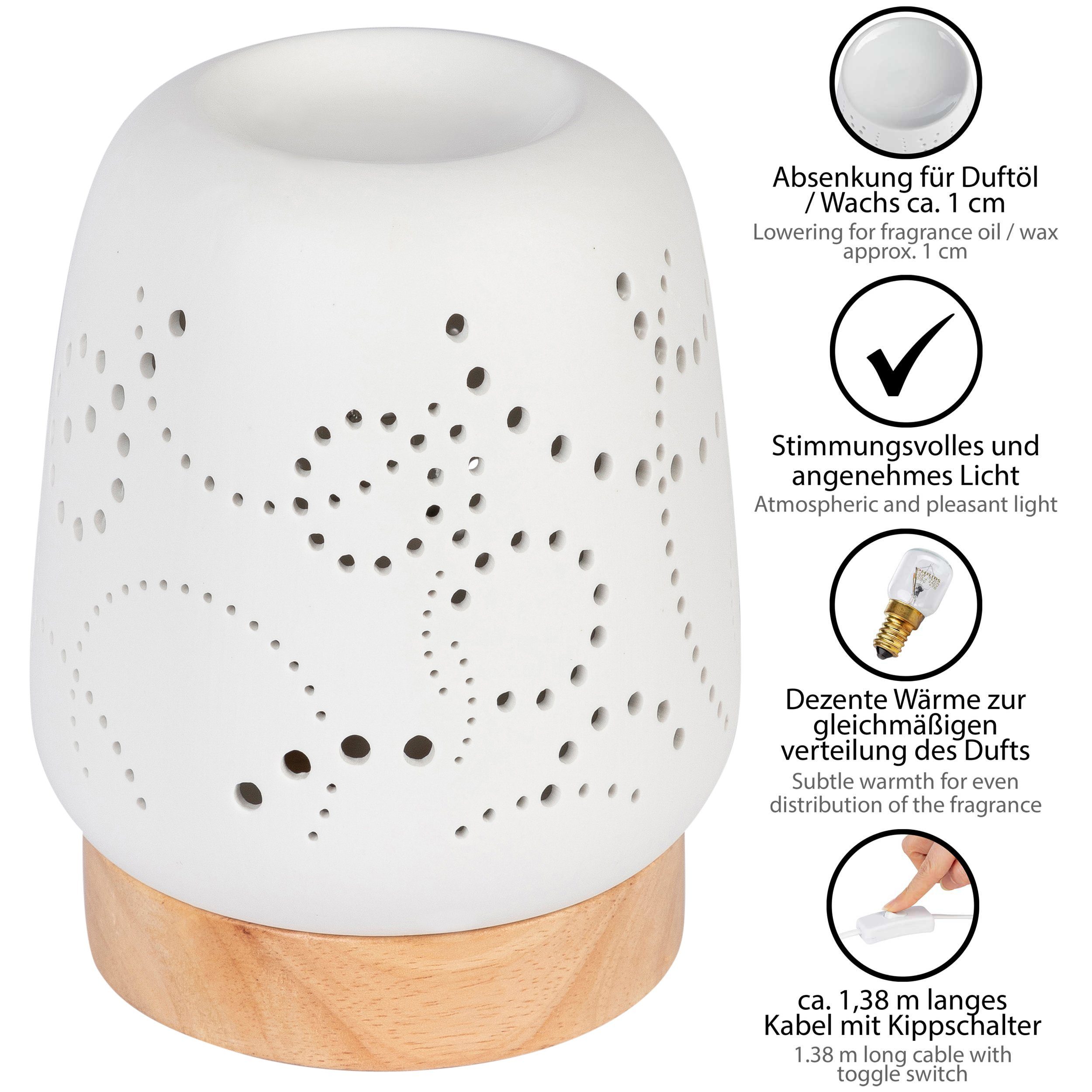 ONVAYA Duftlampe Duftlampe elektrisch, Aromalampe, Modernes Duftlicht