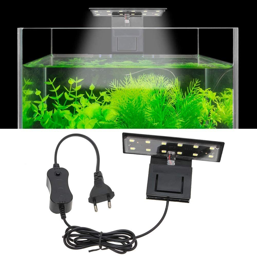 Leway LED Aquariumleuchte »X3 Aquarium LED Beleuchtung Waage Aquarium Lampe  Höhe Helligkeit LED Licht 220V 6W 600LM für 8 bis 15 Zoll Fisch Tank Weißes  Licht«