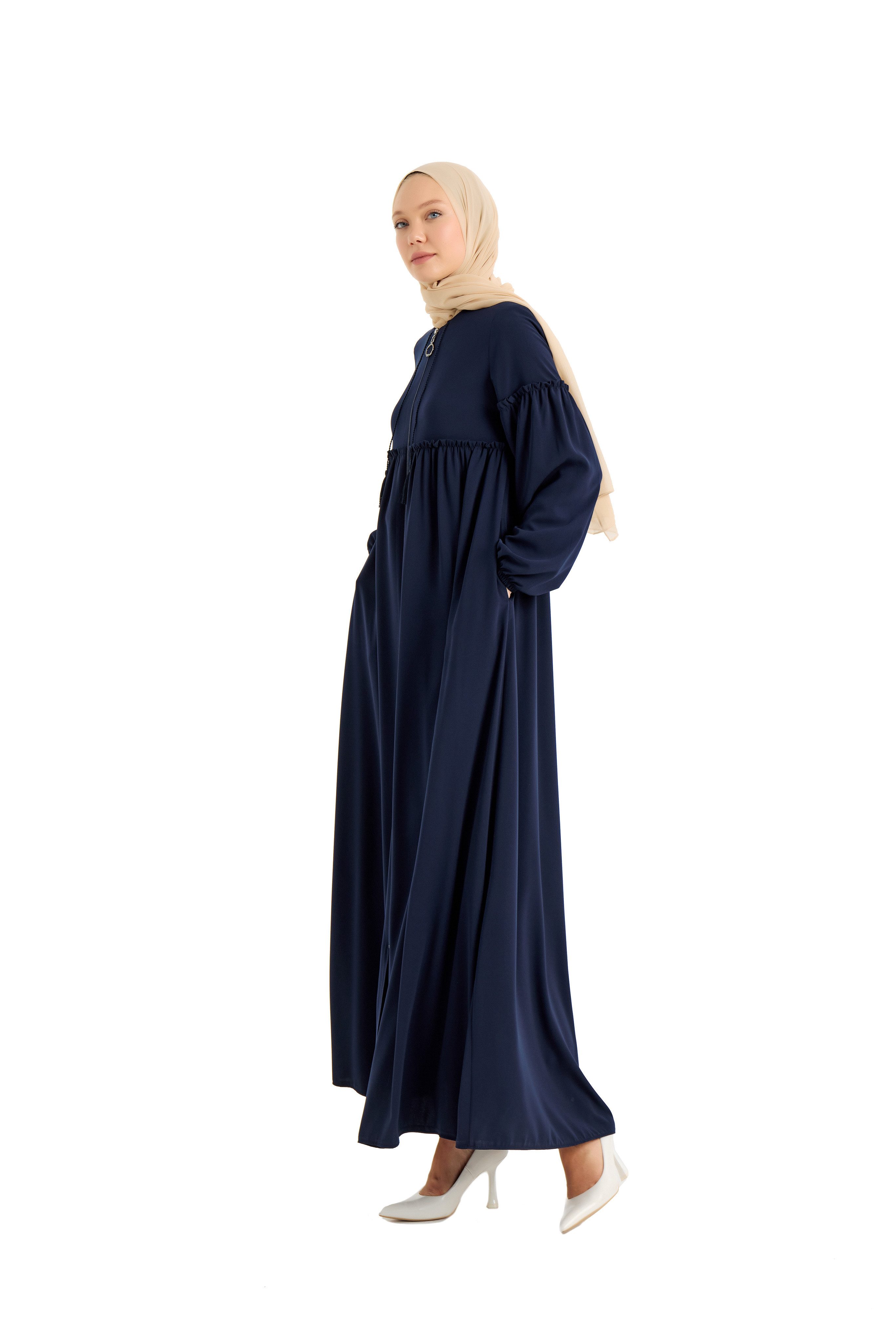 ELYANUR Maxikleid Hochwertige erweiterte Abaya – Bild 2 von 5