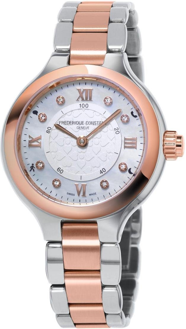 Frederique Constant Quarzuhr Frederique Constant Geneve Horological Smartwatch FC-281WHD3ER2B Smartwatch Klassisch schlicht, Klassisch schlicht