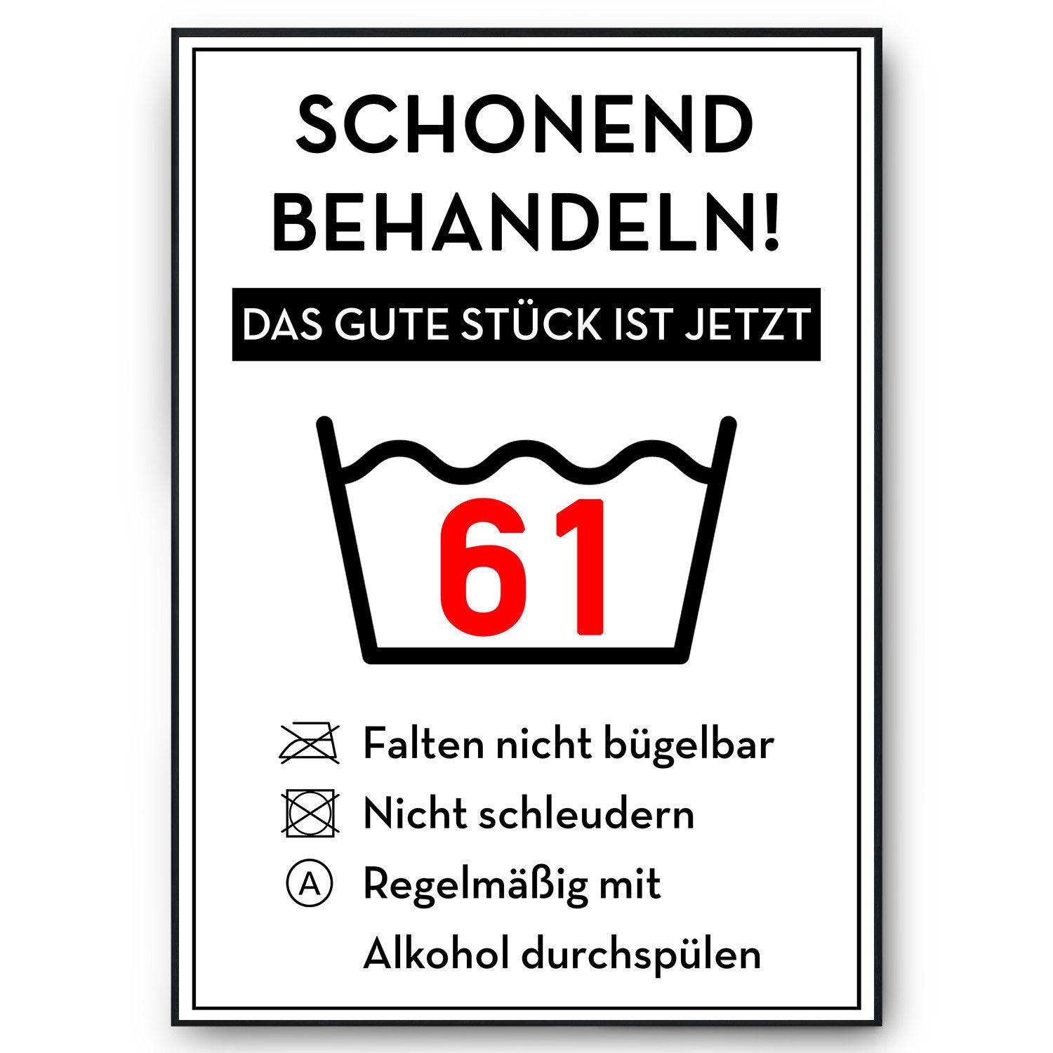 Tigerlino Poster Geburtstag Geschenk Urkunde Lustig günstig online kaufen