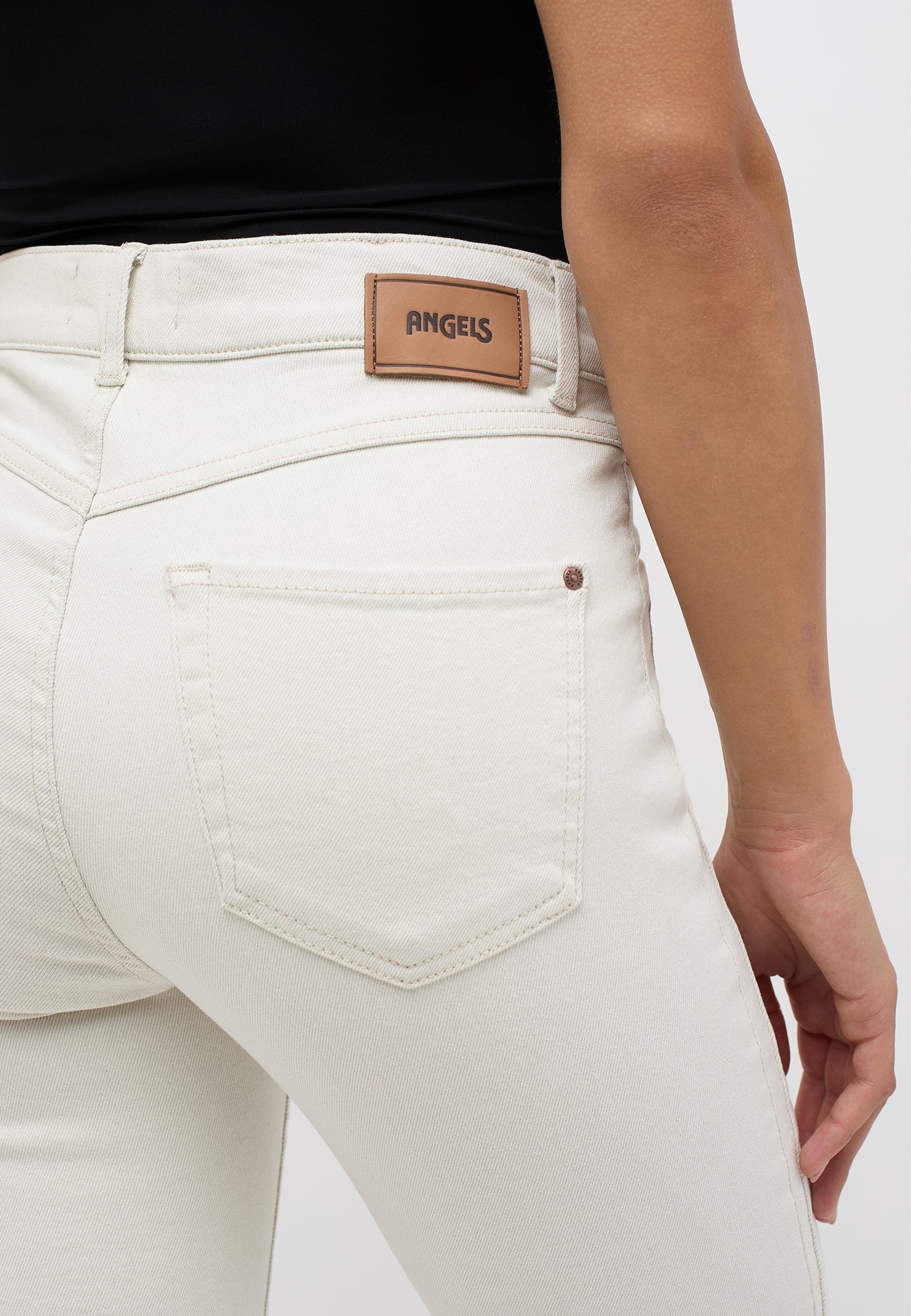 Reißverschluss Slim-fit-Jeans Seam ANGELS mit Ornella Jeans Vintage ecru