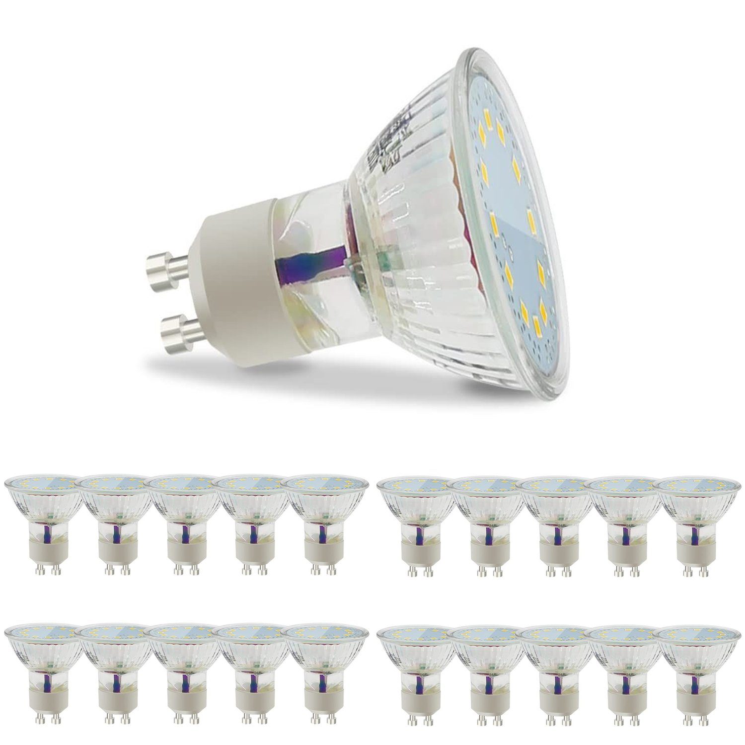 Nettlife LED-Leuchtmittel 10ER GU10 LED Leuchtmittel Warmweiß 4W 320LM, GU1 günstig online kaufen