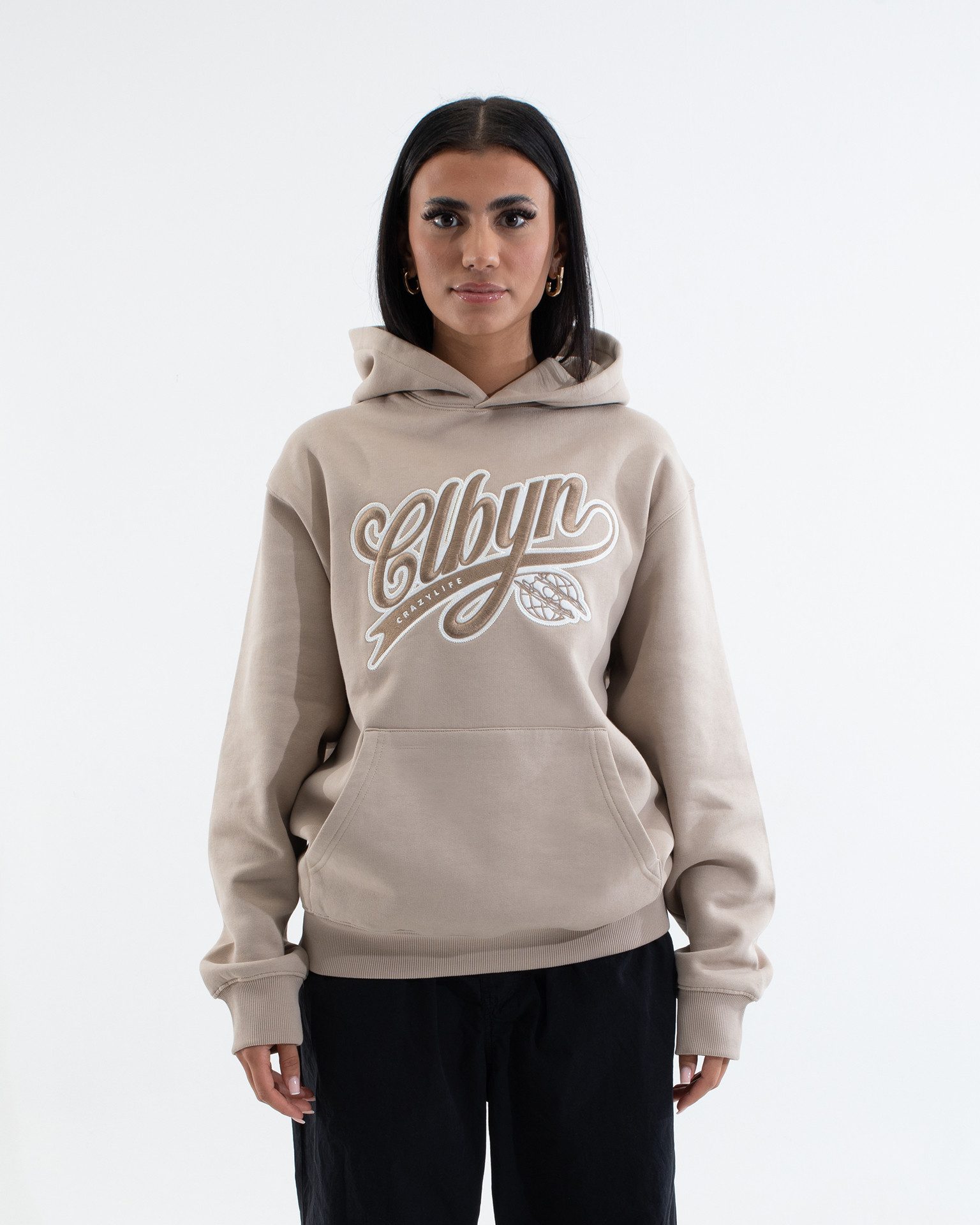 CLBYN® Kapuzenpullover Heavy Cotton Premium Hoodie – Unisex Oversize Kapuzenpullover Extra schwerer Oversize Hoodie mit hochwertiger Stickerei Heavy Cotton