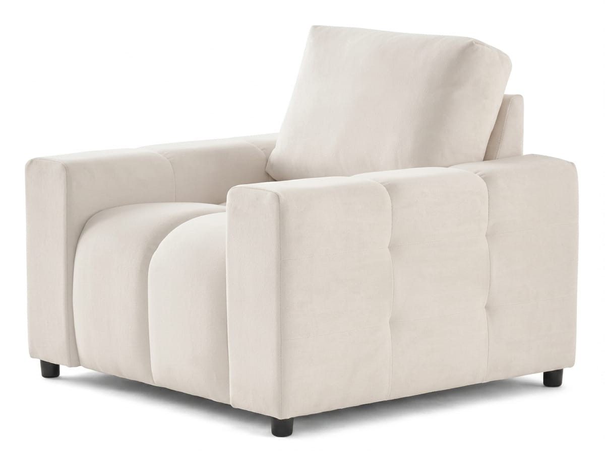 Xlmoebel Sessel Beiger Sessel mit Kissen für das Wohnzimmer (1-St., 1-tlg), Bequemer Sessel