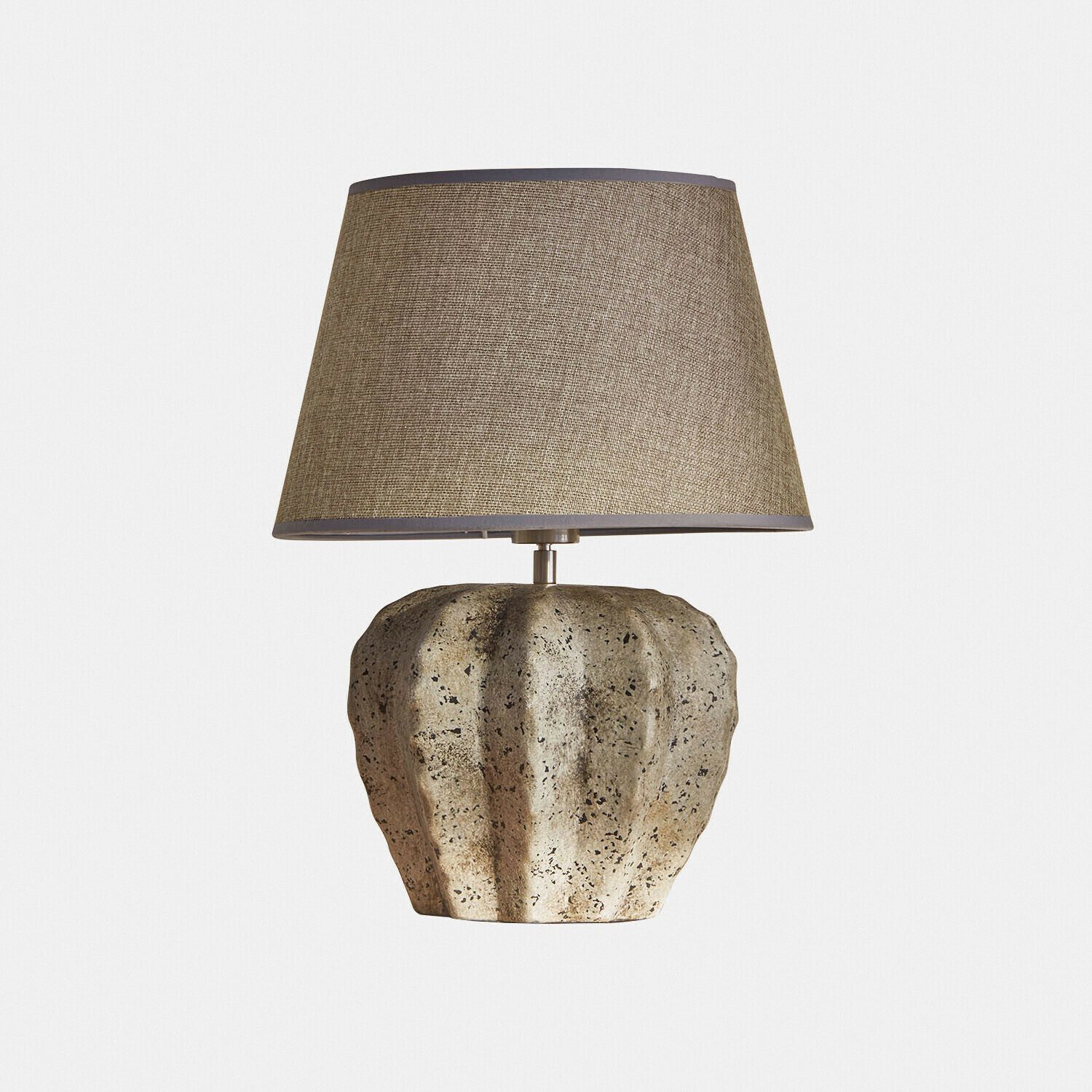 Mirabeau Tischleuchte Tischlampe Émbrisse grau
