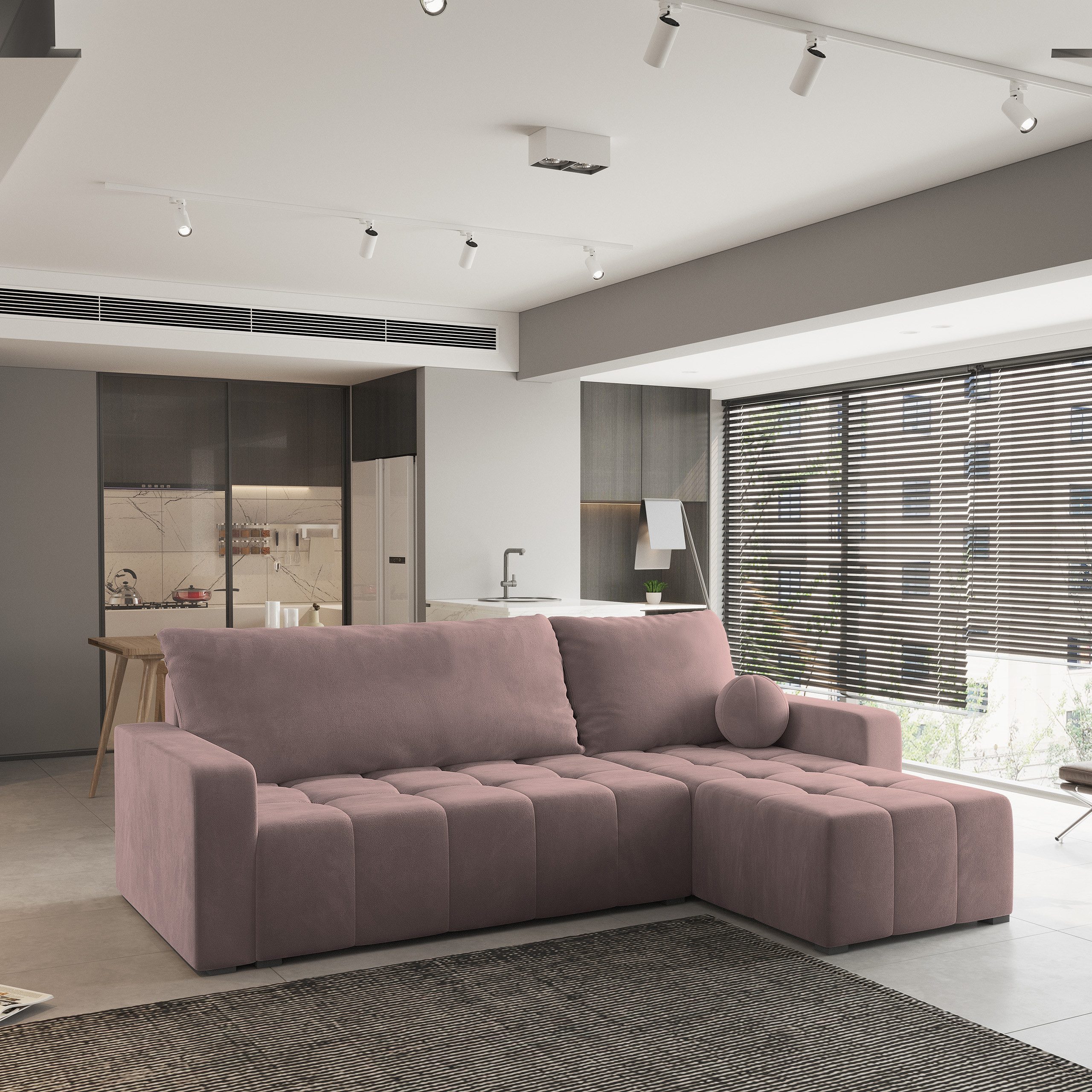 Masseno Ecksofa VOLIRA mit Schlaffunktion L-Form, günstig online kaufen