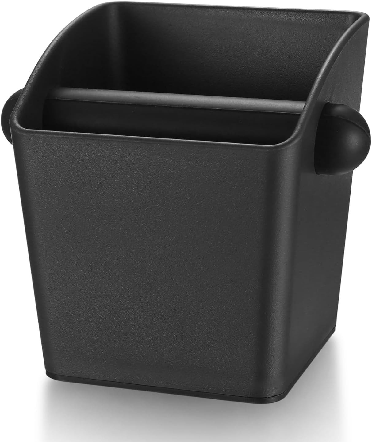 FELIXLEO Tischrestebehälter Kaffee Abklopfbehälter Siebträger Zubehör Abschlagbox Schwarz