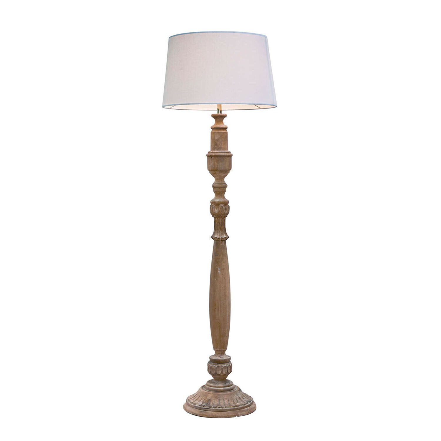 Mirabeau Stehlampe Stehlampe Wynleigh antikbraun/leinen