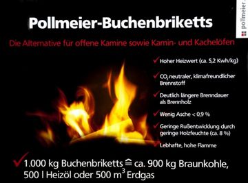 BURI Räucherspäne Pollmeier Buchenholzbriketts Bruch + E2 Fleischkiste 30kg