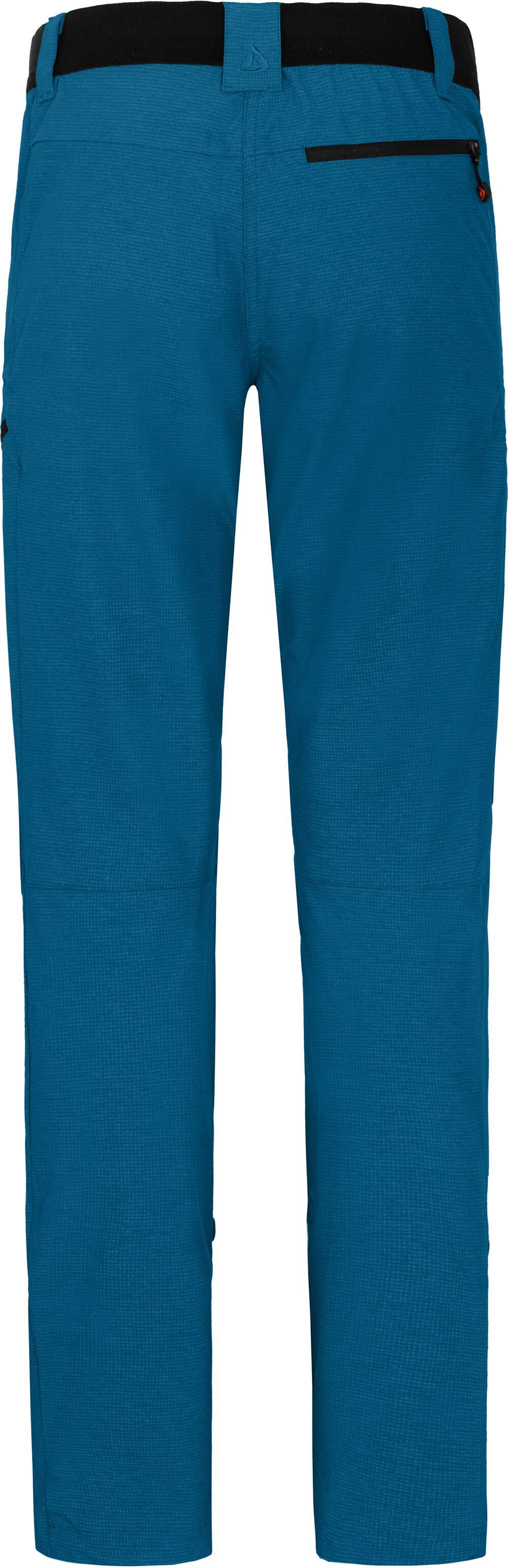 Bergson Outdoorhose PORI Damen Wanderhose, robust, elastisch, Kurzgrößen, Saphir blau