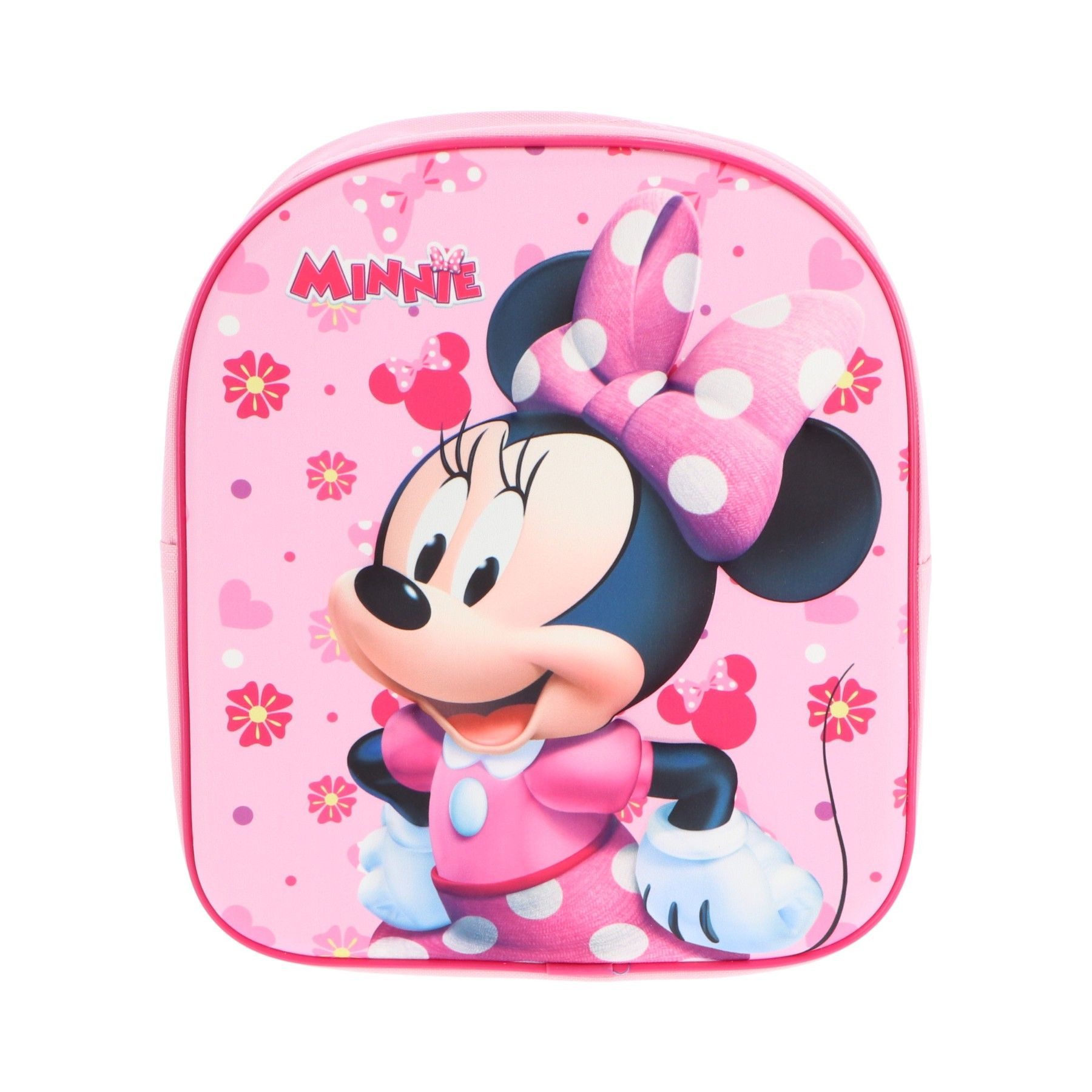 Textiel Trade B.V. Kinderrucksack Minnie Mouse 3D-Rucksack Kinder – Schulranzen Jungen mit Creeper Motiv