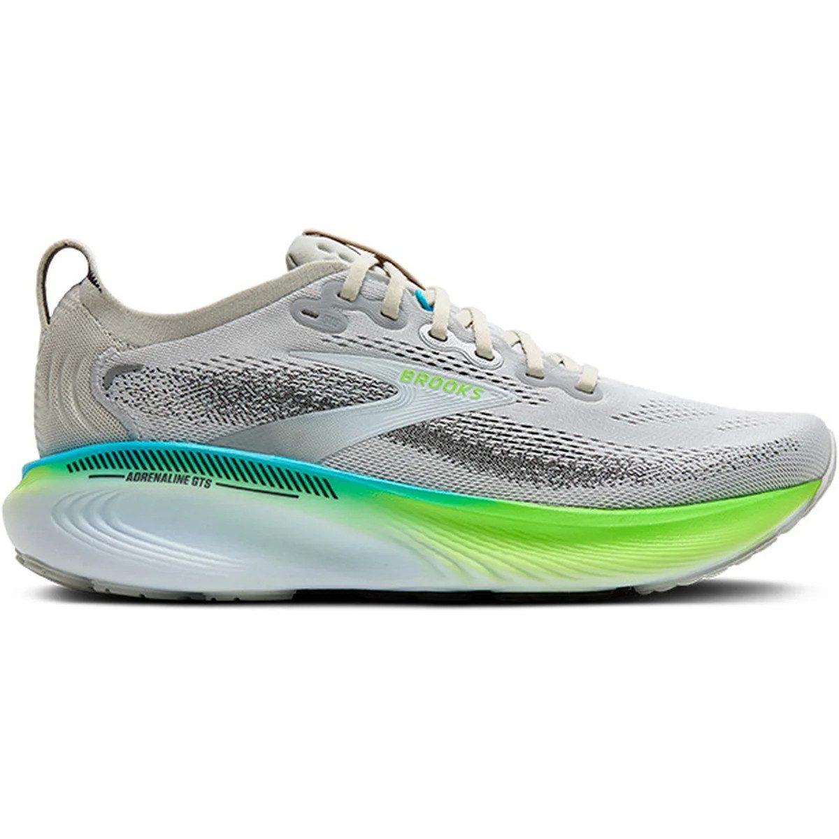 Brooks Adrenaline GTS 25 OYSTER/GREEN GECKO/BLUE Laufschuh günstig online kaufen
