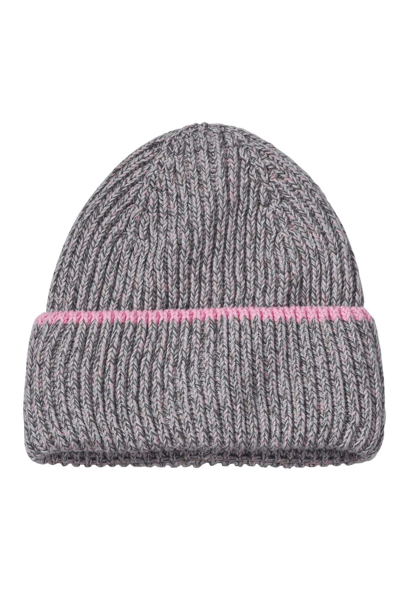Hessnatur Strickmütze aus Bio-Baumwolle mit Bio-Merinowolle (1-St)