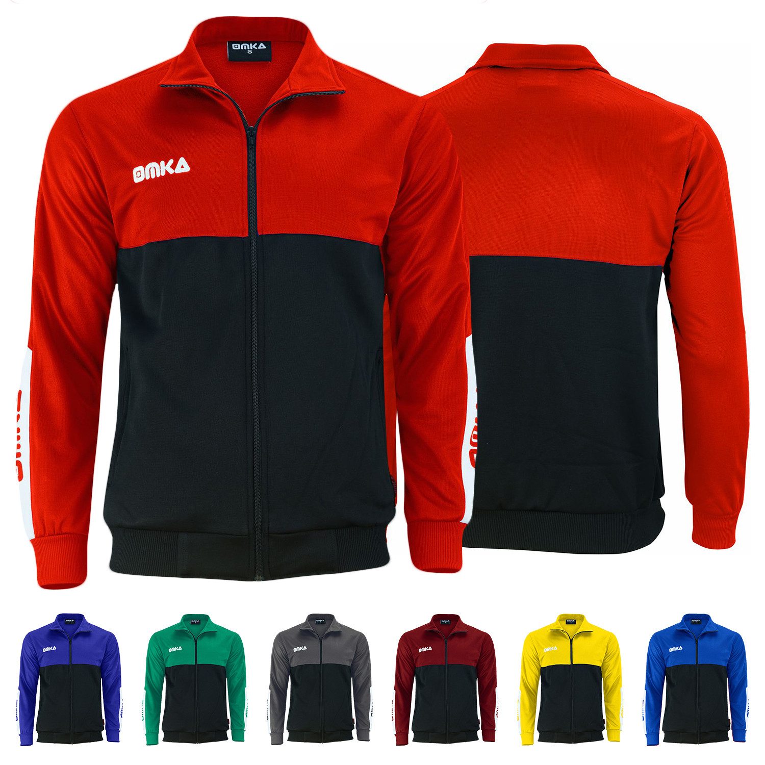 OMKA Trainingsjacke OK203J OMKA Optima Trainingsjacke Joggingjacke Sportlerjacke mit Fleece
