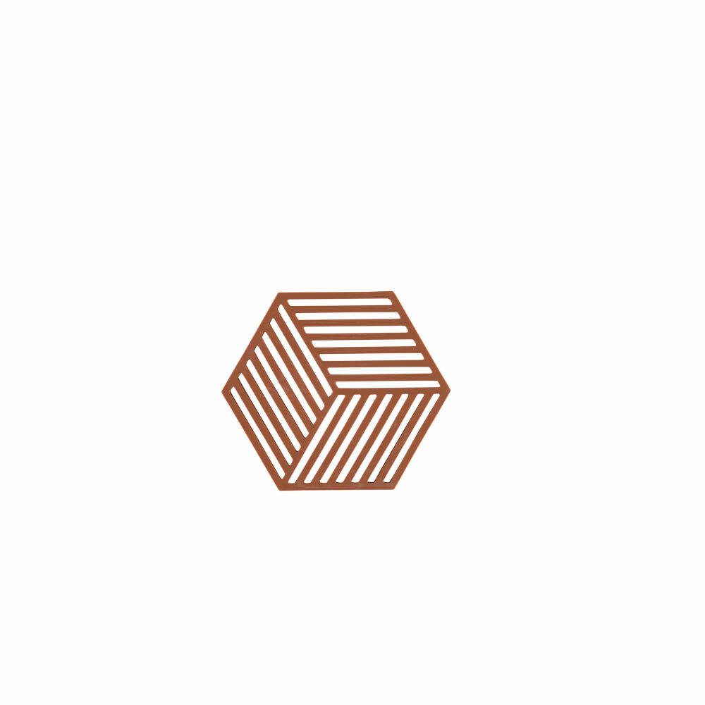 Zone Denmark Topfuntersetzer Hexagon Terracotta