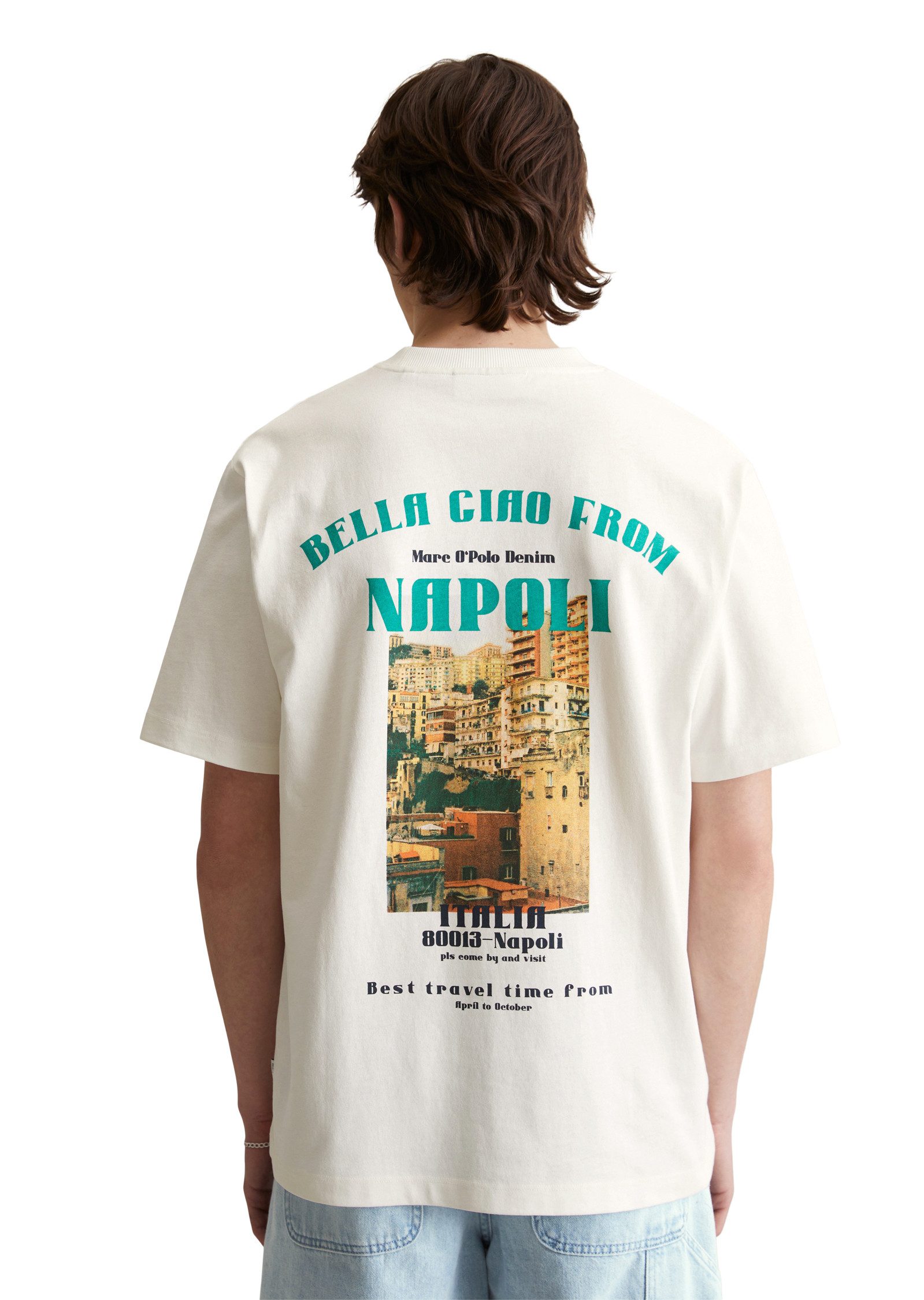 Marc OPolo DENIM T-Shirt, großer Rückenprint, oversized günstig online kaufen
