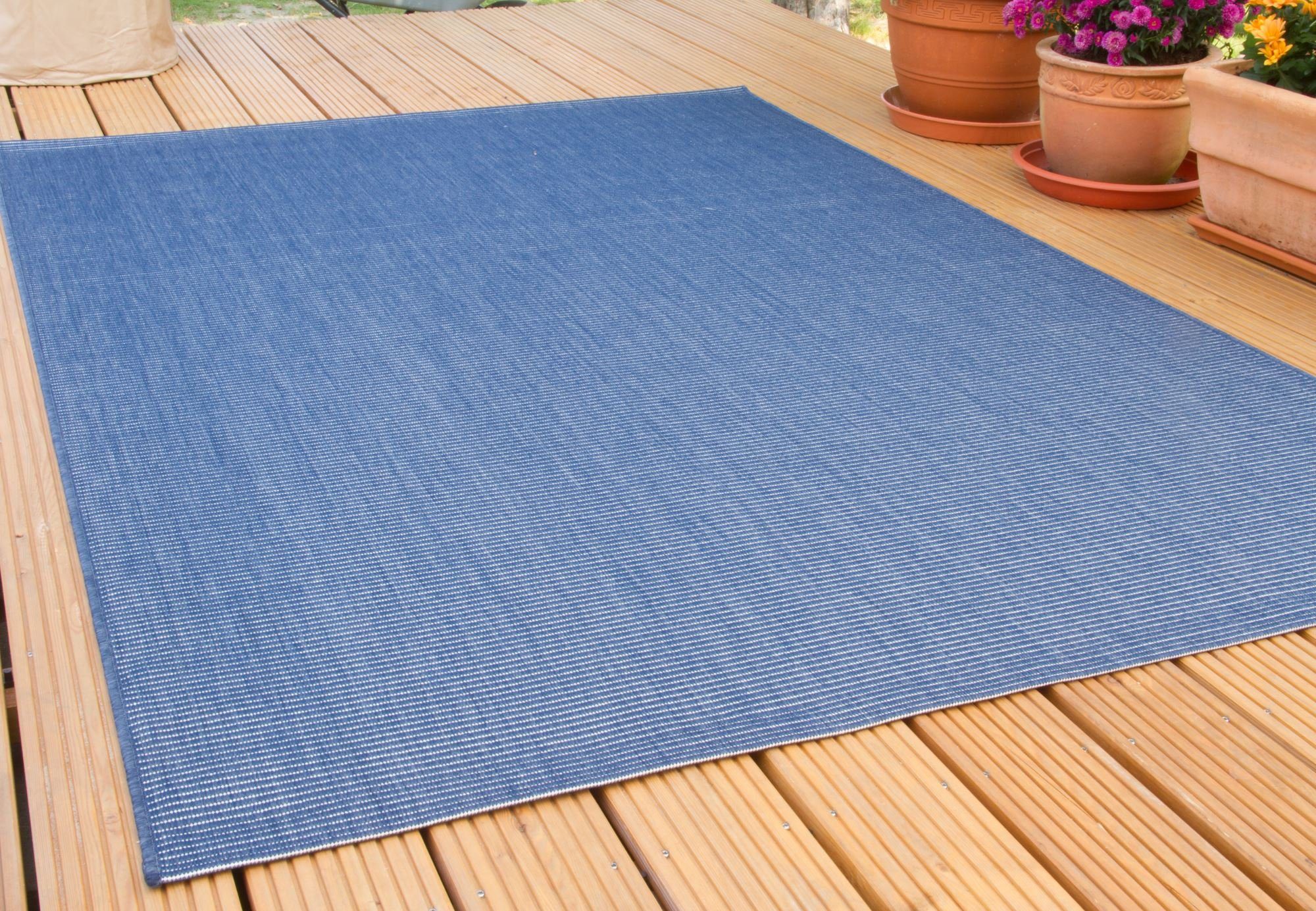 Steffensmeier Outdoorteppich Halland, Rechteckig, In- und Outdoor, wasserfest