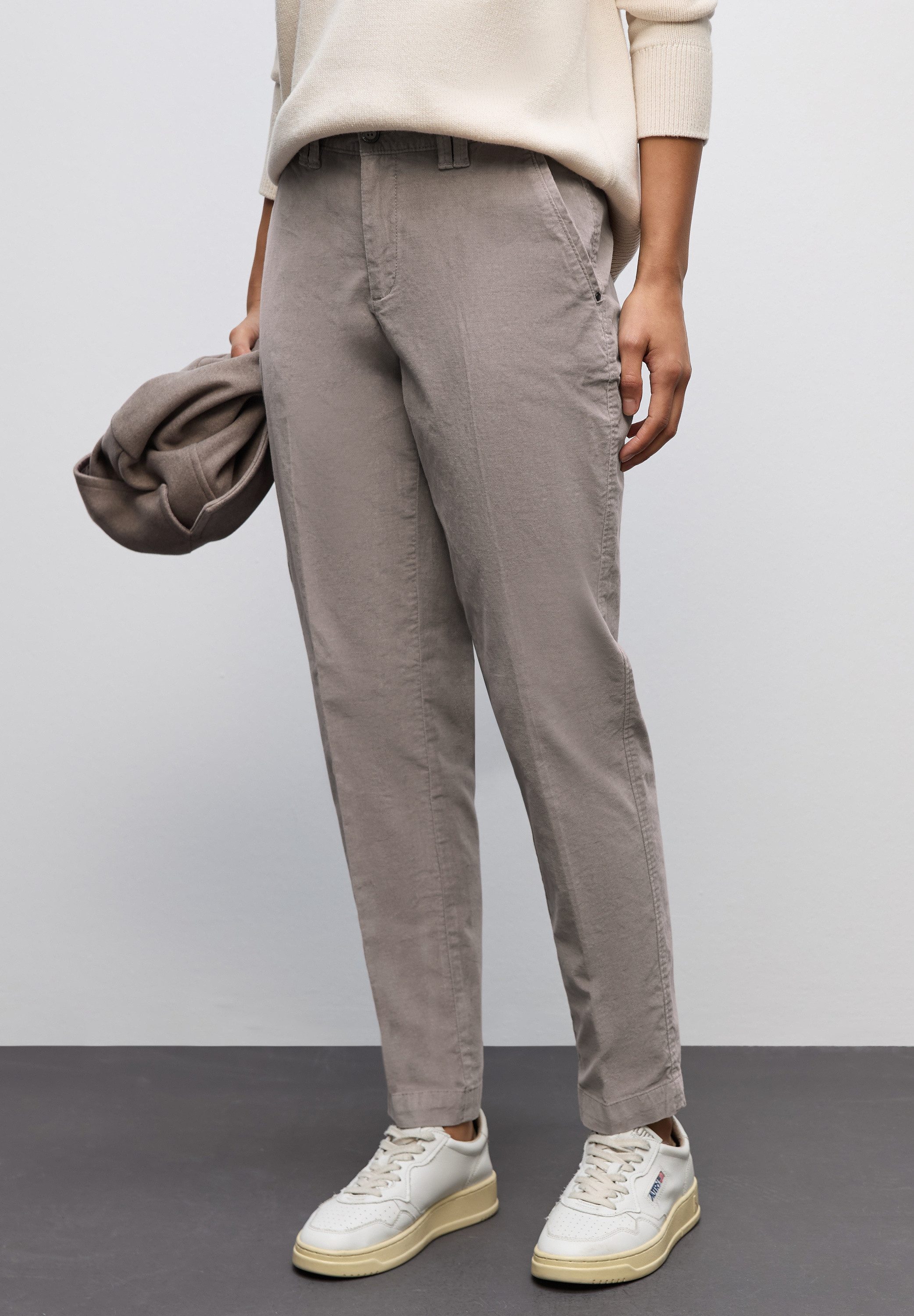STREET ONE Chinohose Velvet mit Taschen günstig online kaufen