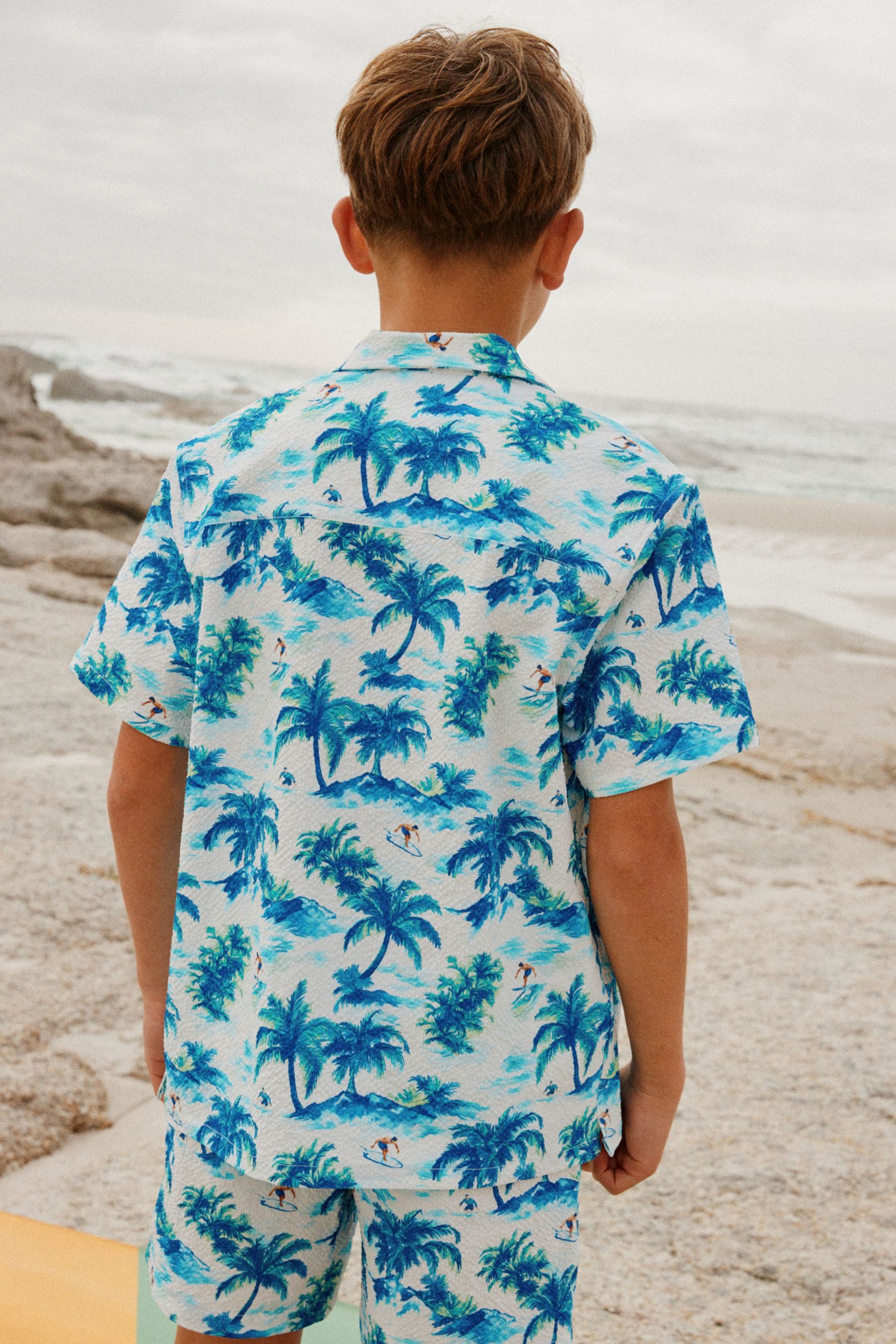 Next Shirt & Shorts Badeshorts und Hemd im Set (2-tlg)