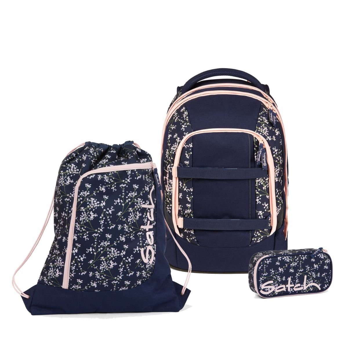 Satch Schulrucksack Pack (Set 3tlg., inkl. Schlamperbox und Sportbeutel)