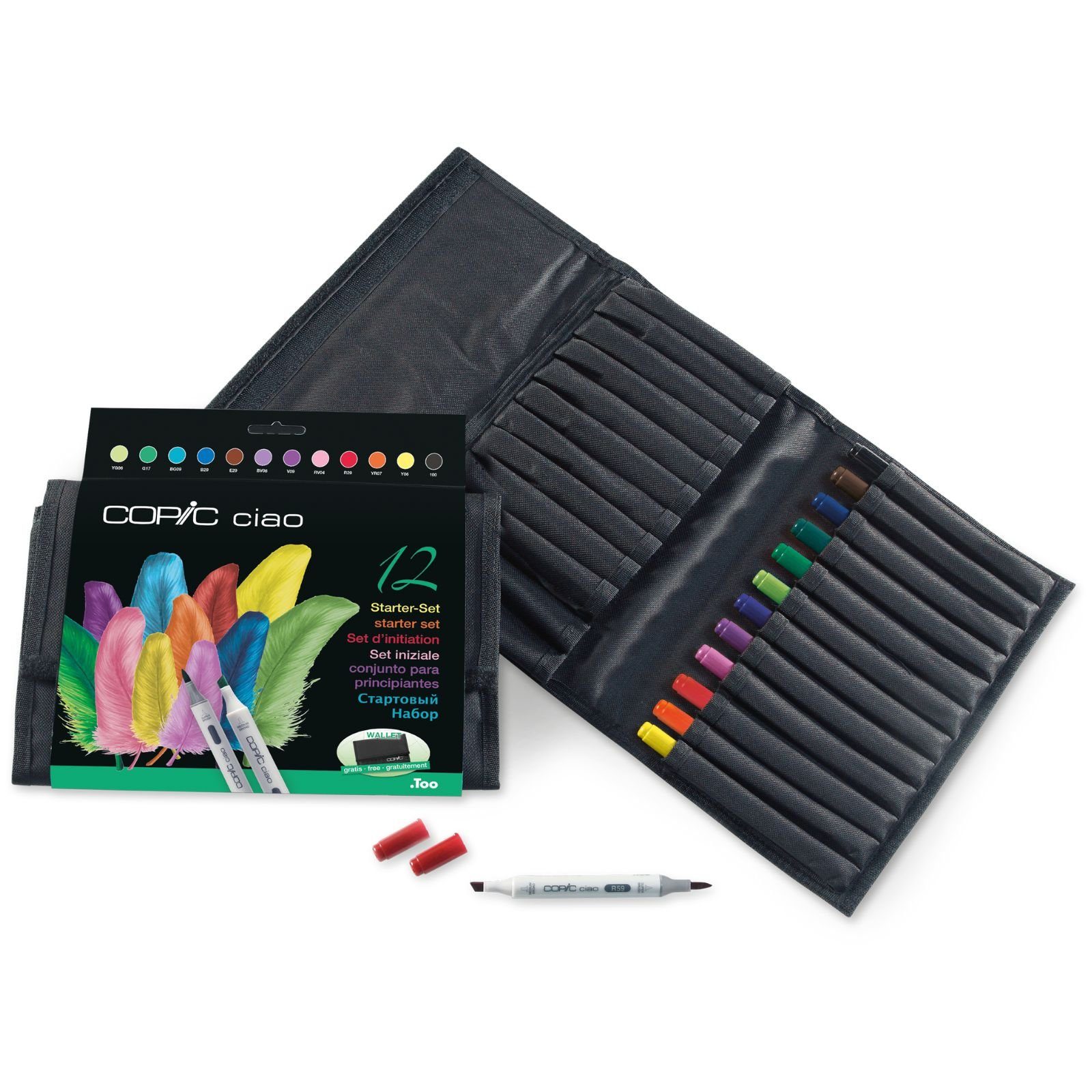 COPIC Copic Marker COPIC Ciao 12er Wallet - Starter