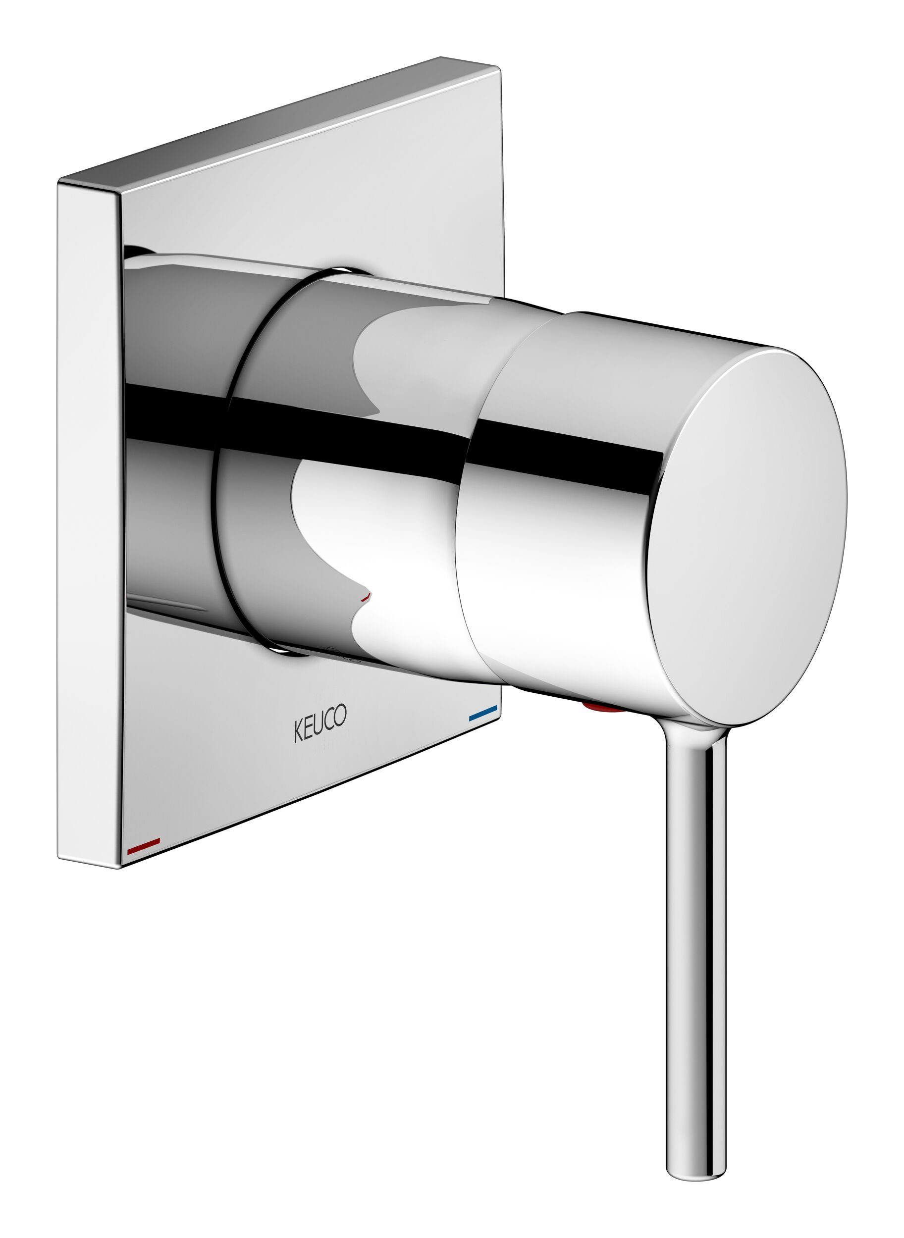 - mit Soft Verchromt Einhebel Keuco Waschtischarmatur IXMO Griff eckig