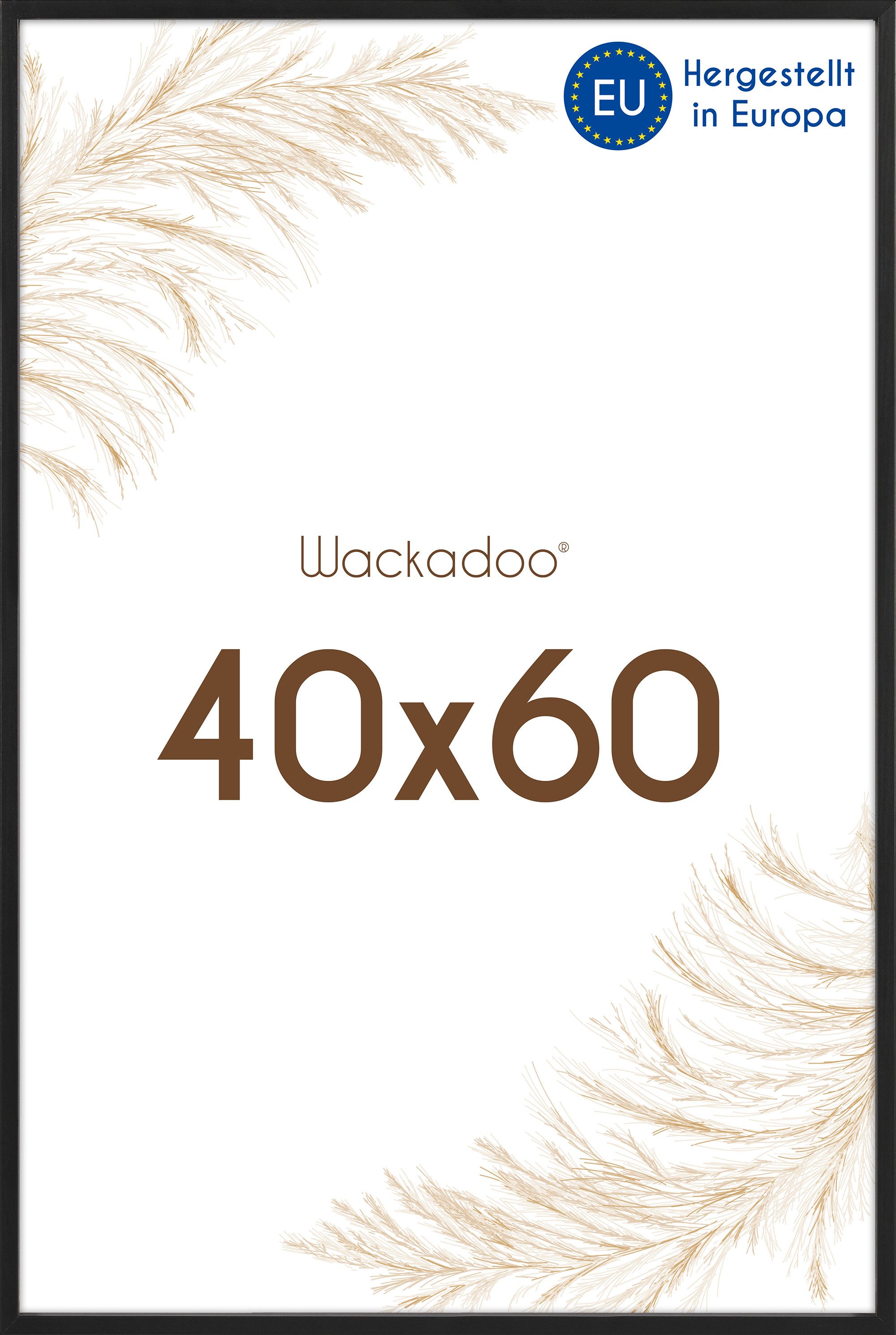 Wackadoo Living Bilderrahmen AMALFI aus italienischem Holz, FSC Holz Bilderrahmen, für 1 Bilder, Hergestellt in Europa