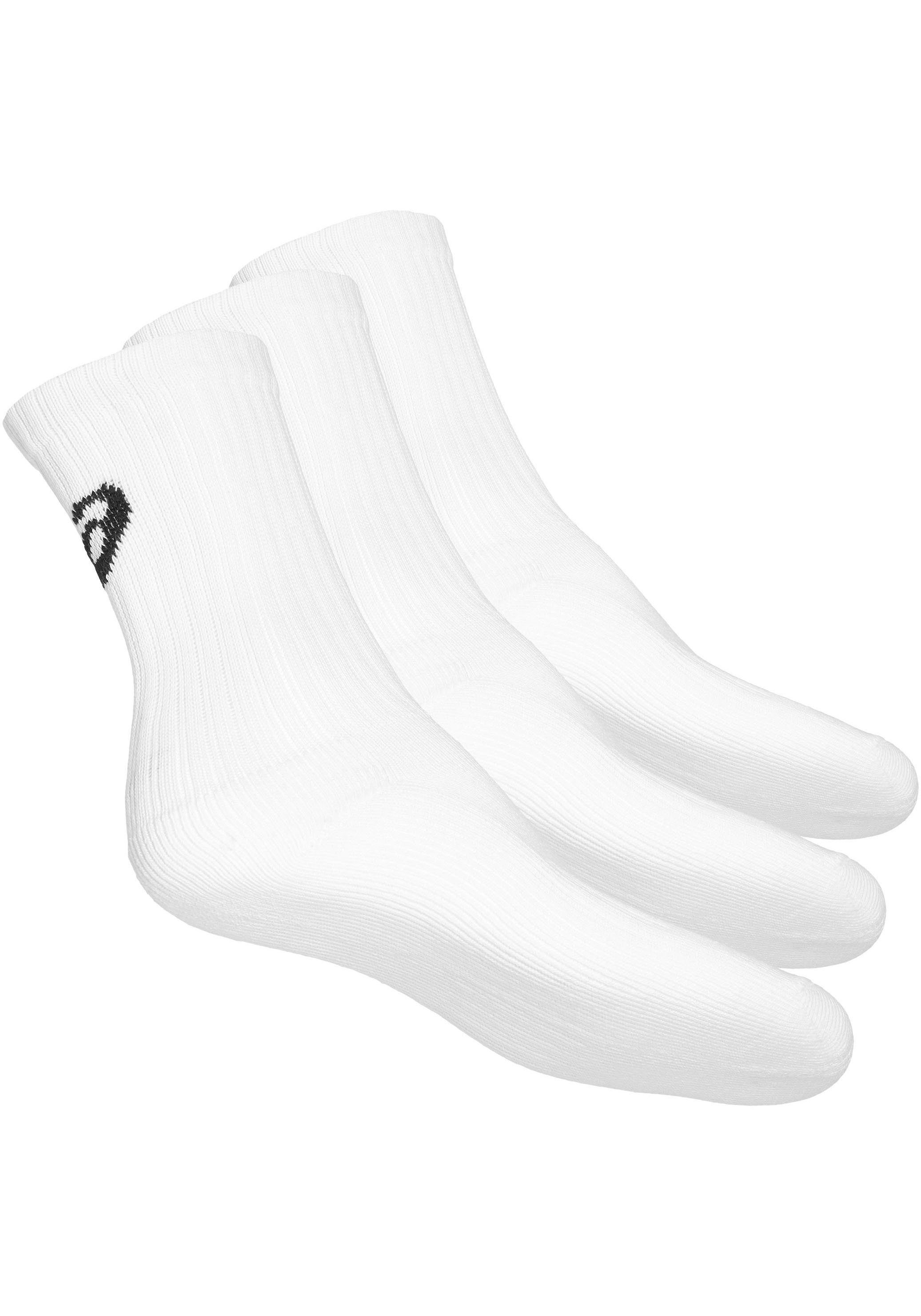 3PPK WHITE Asics Laufsocken CREW Set) (3-Paar,