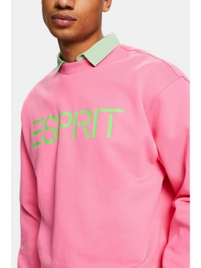 Esprit Sweatshirt Unisex-Sweatshirt aus Baumwollfleece mit Logo (1-tlg)