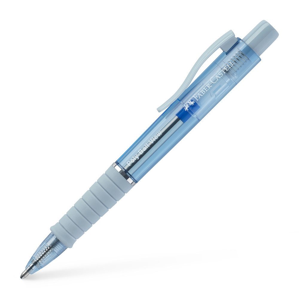 Faber-Castell Kugelschreiber Faber-Castell Poly Ball View Kugelschreiber Icy Glow XB