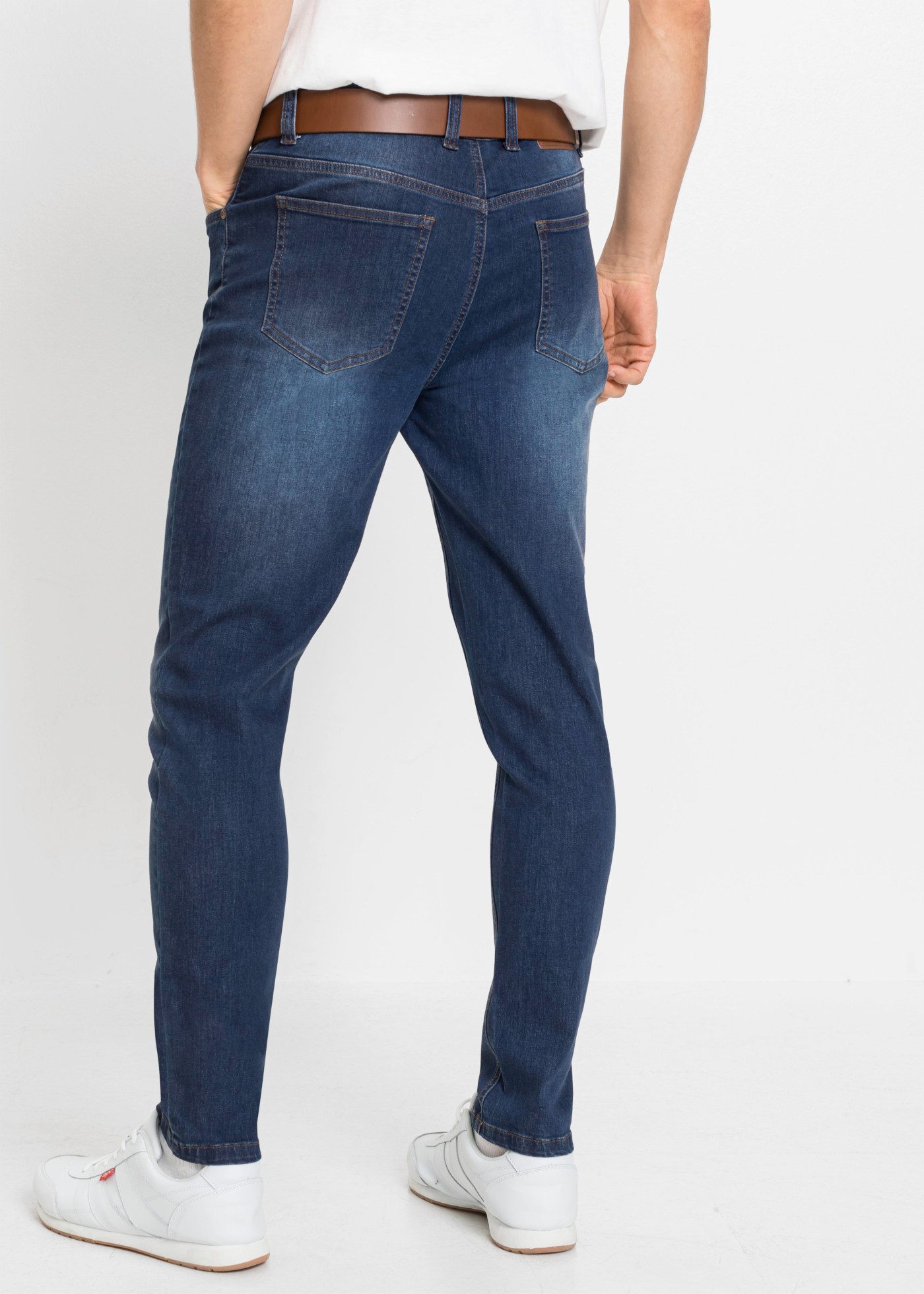 bonprix Slim-fit-Jeans (Packung, 2-tlg) 5-Pocket-Form, super bequeme Stretchqualität