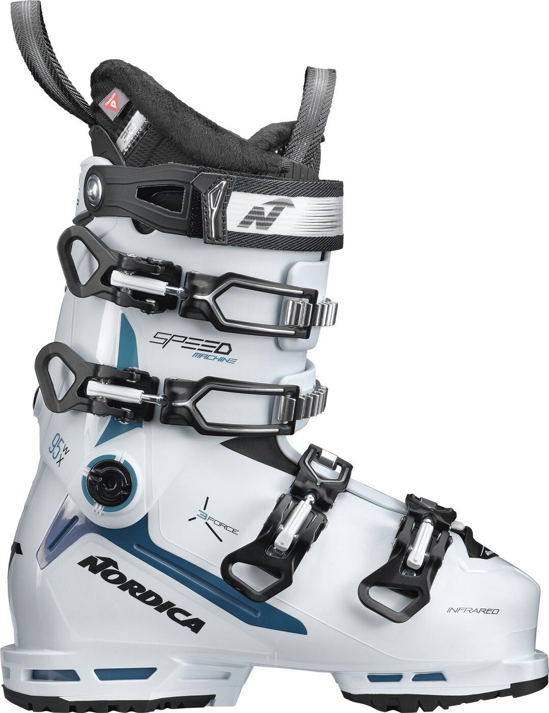 SPEEDMACHINE 3 95 X W (GW) BIANCO/NERO/AZZURRO Skischuh