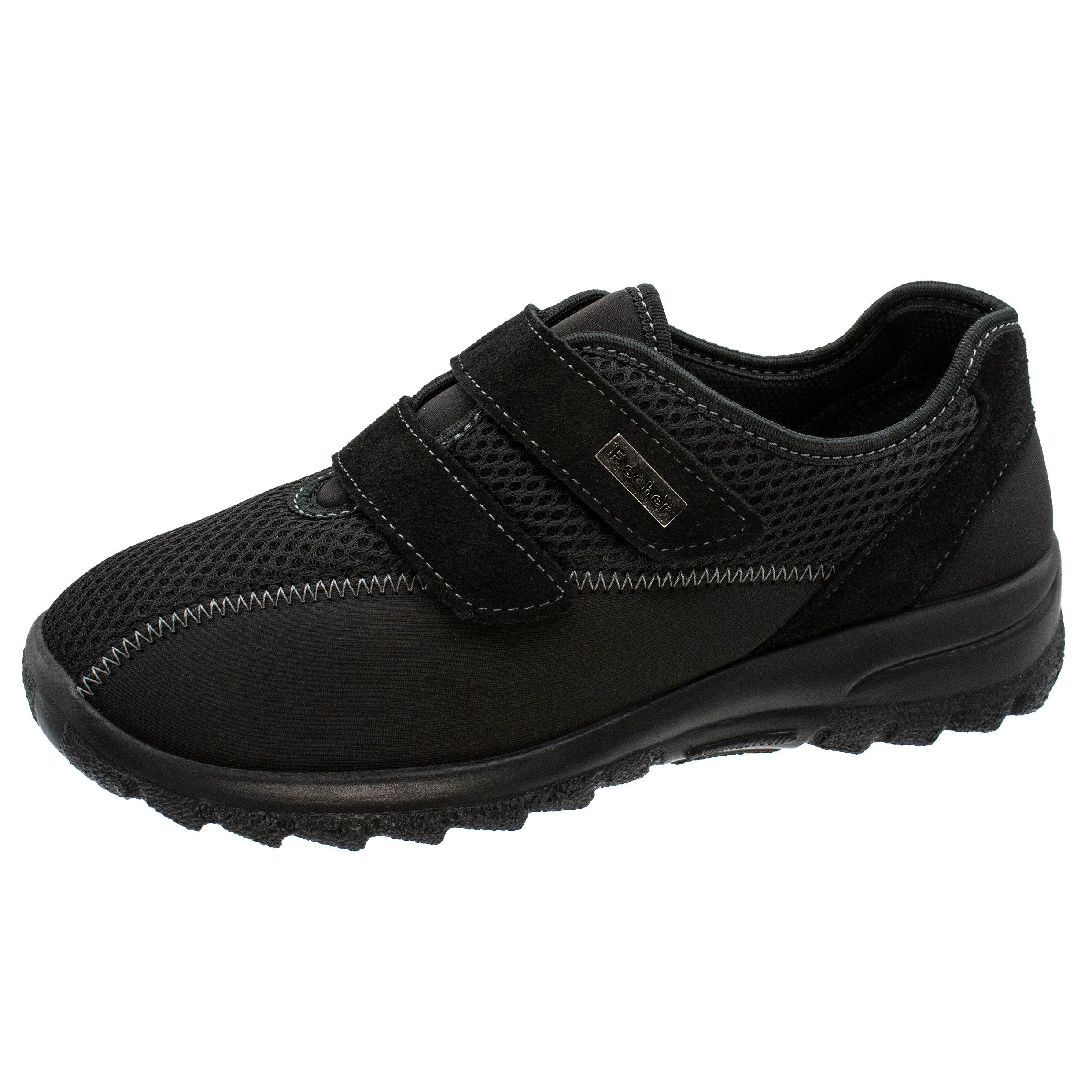 Aktiv H Weite Mesh, Microtex, aus Fischer-Markenschuh Klettschuh schwarz Ortho