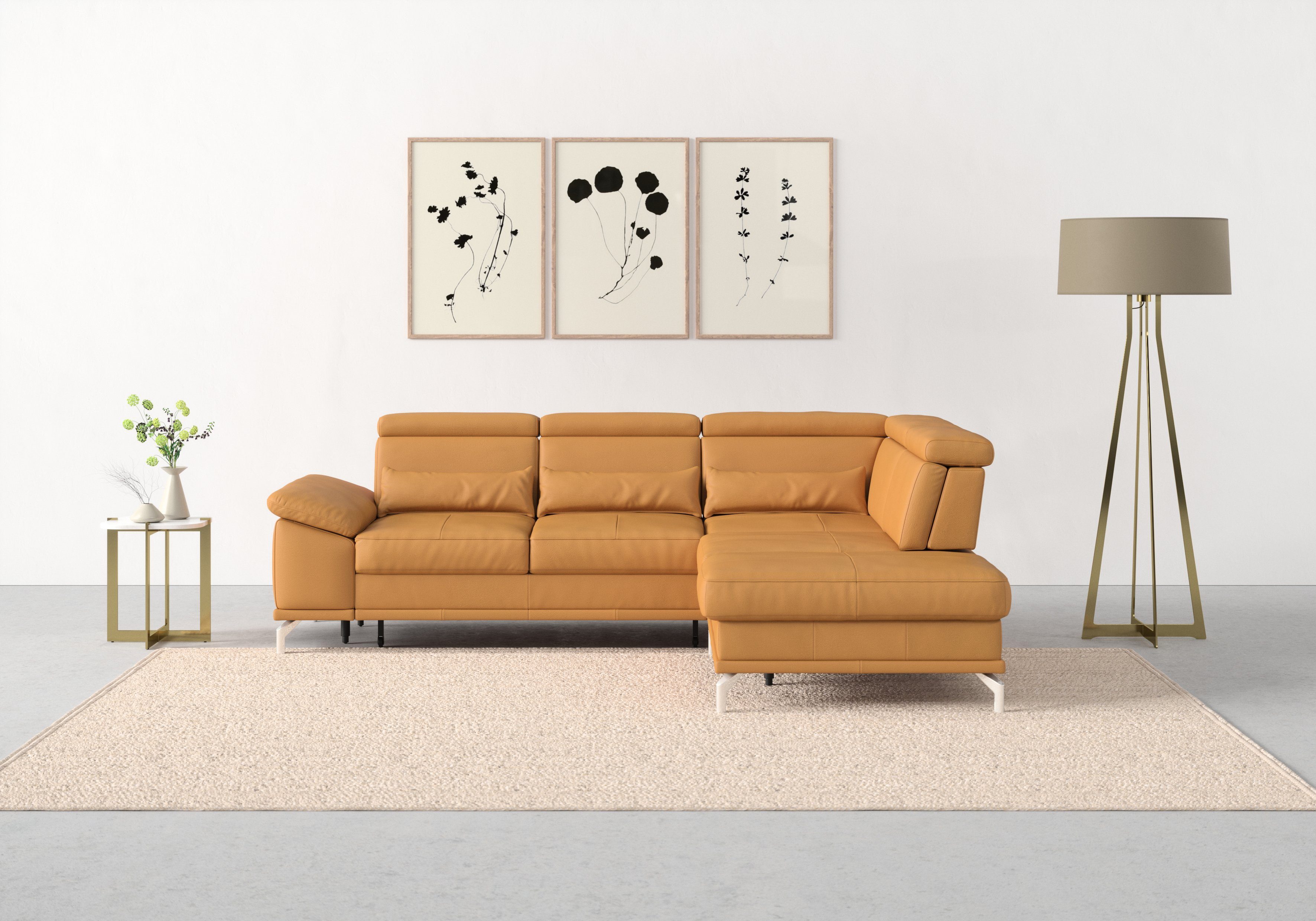 sit&more Ecksofa Cabrio L-Form, mit Sitztiefenverstellung, günstig online kaufen