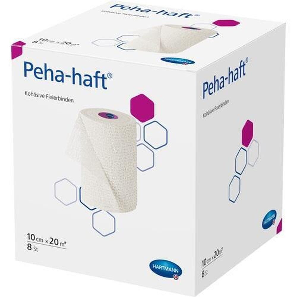 Peha-haft Bandage PEHA-HAFT Fixierbinde latexfrei 10 cmx20 m 8St