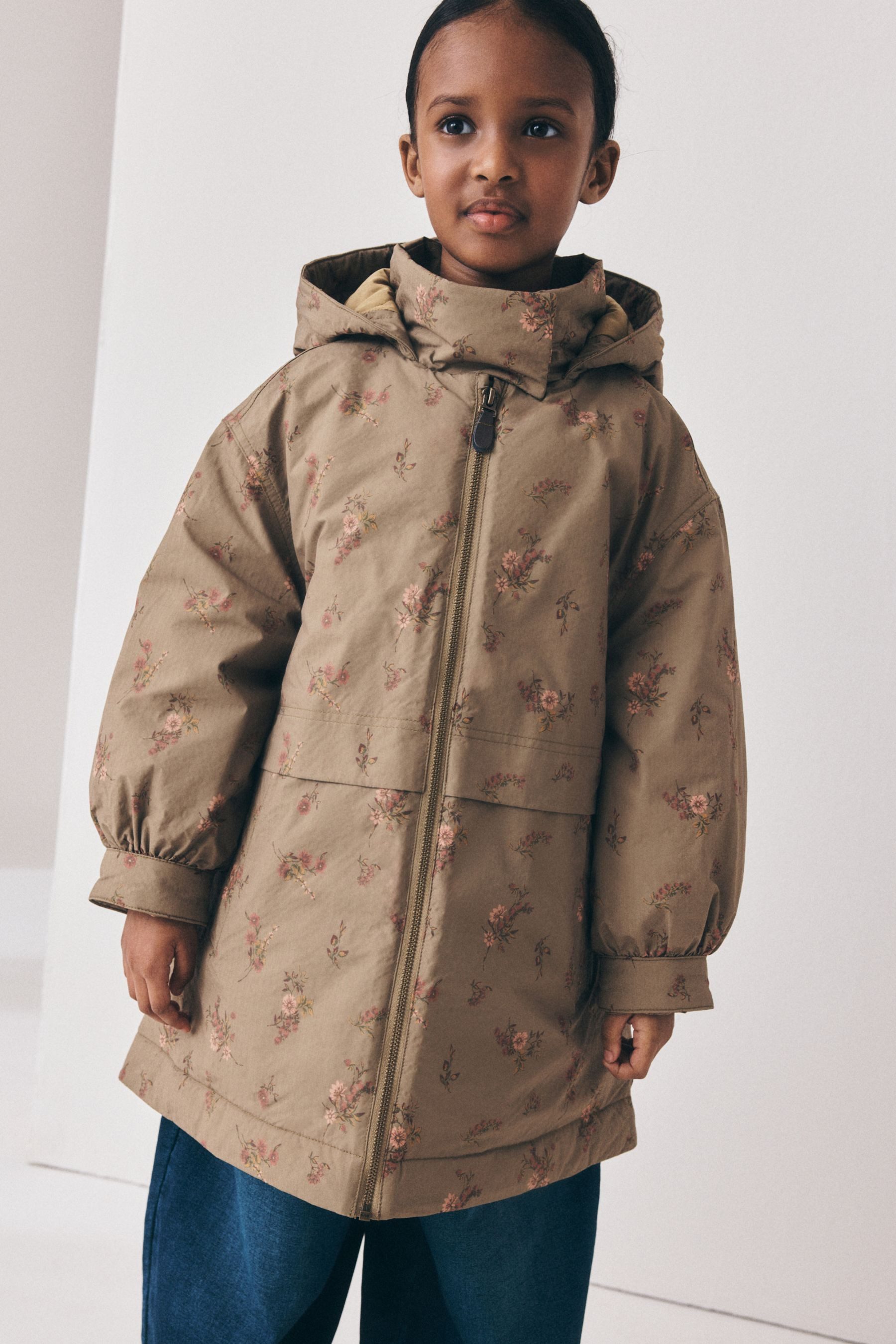 Next Parka Wasserabweisender Parka mit Print (1-St)