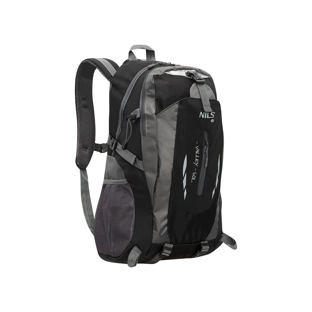 NILS CAMP Trekkingrucksack Wanderrucksack Tourenrucksack Outdoorrucksack (Spar-Set, 1-tlg., 51 x 31 x 18 cm leicht), 40 l, nur 500 g, Trennwand, Belüftung
