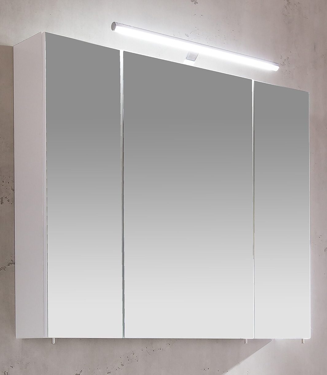 Schildmeyer Spiegelschrank Irene, Spiegelschrank, Made in Germany, B: 80 cm Solide Verarbeitung - Dieses Produkt ist in Deutschland gefertigt