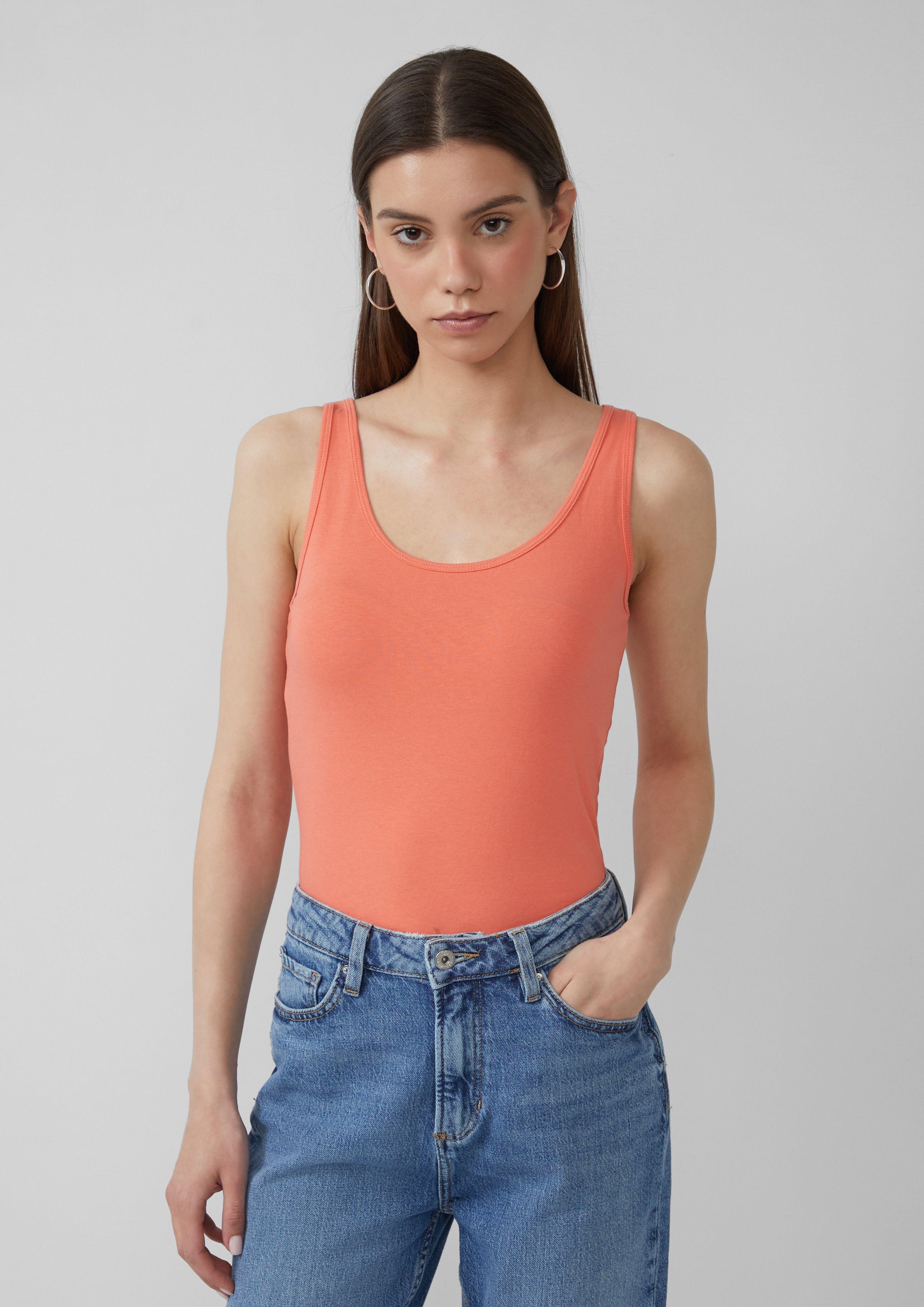 Shirttop Top aus Baumwolljersey