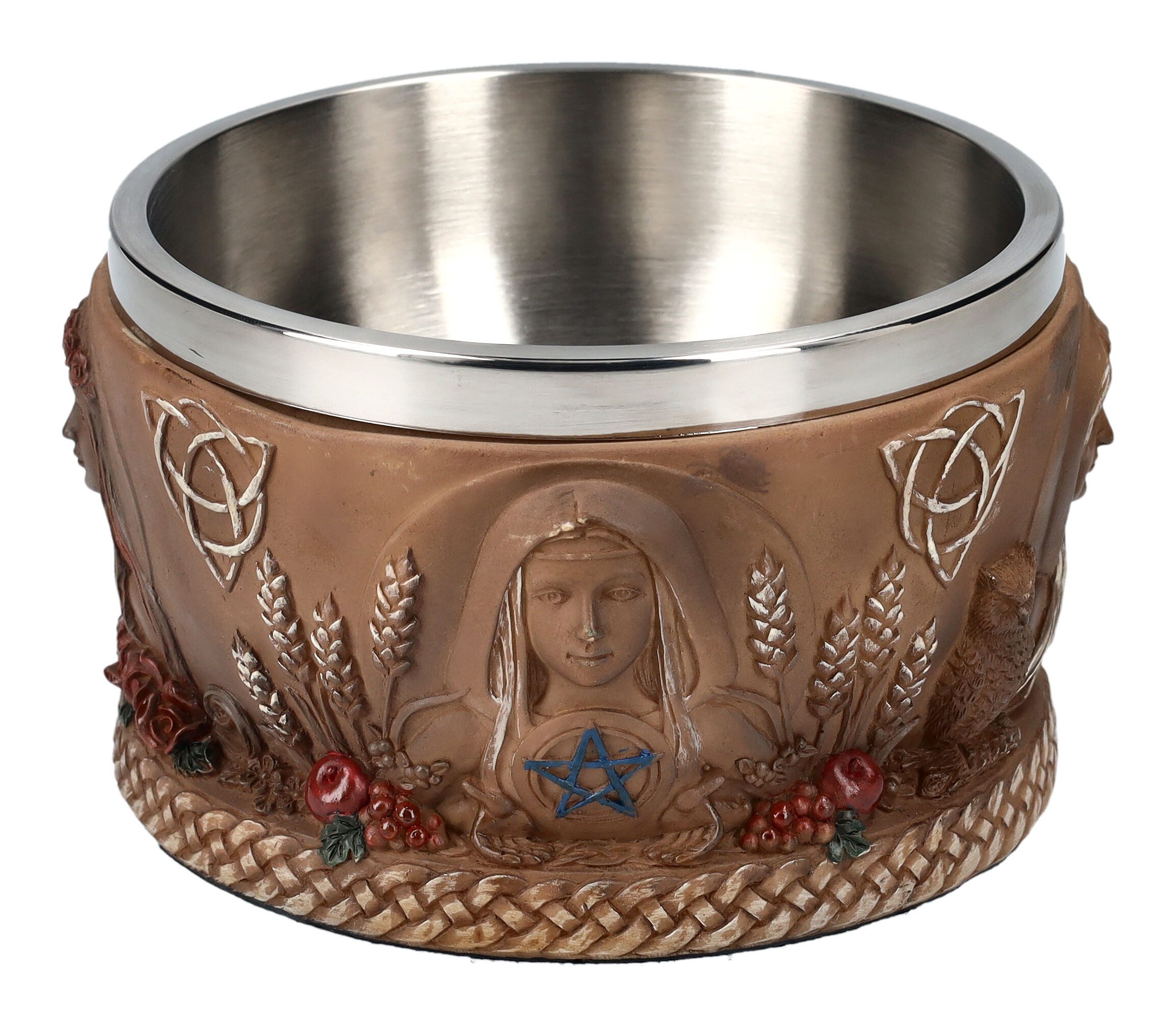 Figuren Shop GmbH Räucherschale Schale - Dreifaltigkeits-Göttin Hekate - Mythologie Räucherschale