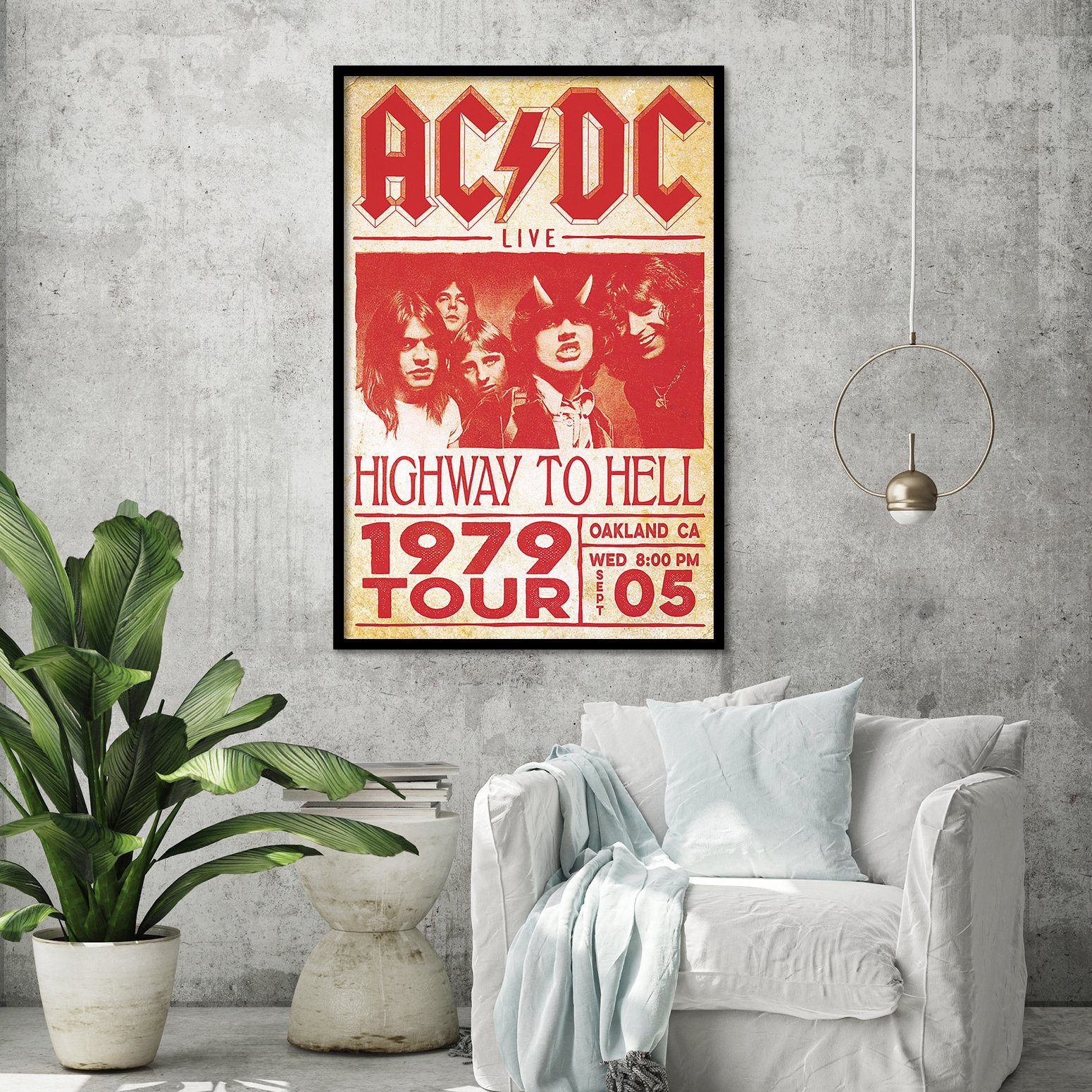 PYRAMID Poster AC/DC Poster Live Highway günstig online kaufen