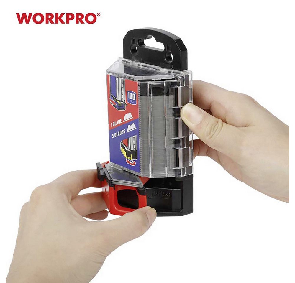 Thumbnail - WorkPro Cuttermesser WorkPro WP213004 100er sk2 universalmesserklingen