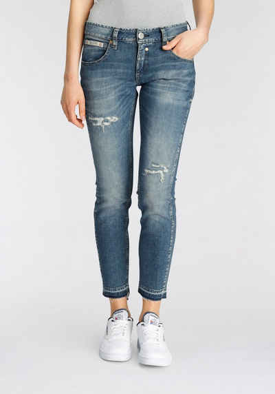 Herrlicher 7/8-Jeans »TOUCH CROPPED« mit Destroyed-Effekten