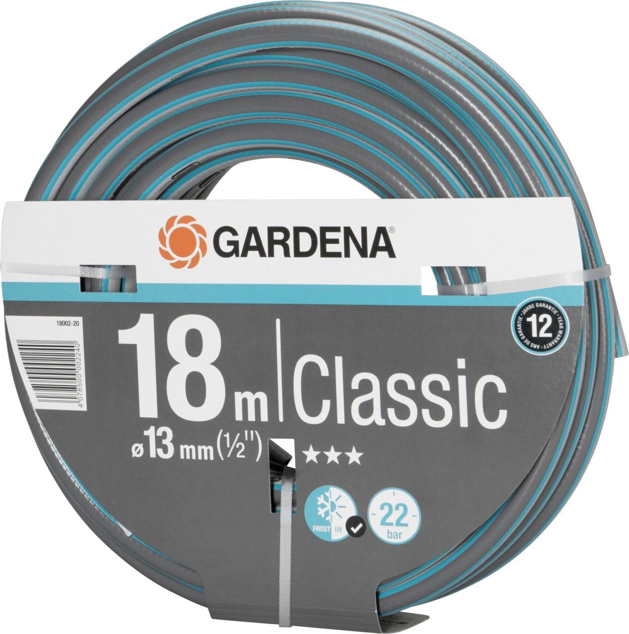 GARDENA Gartenschlauch Gardena Schlauch Classic 13 mm (1/2), 18 m